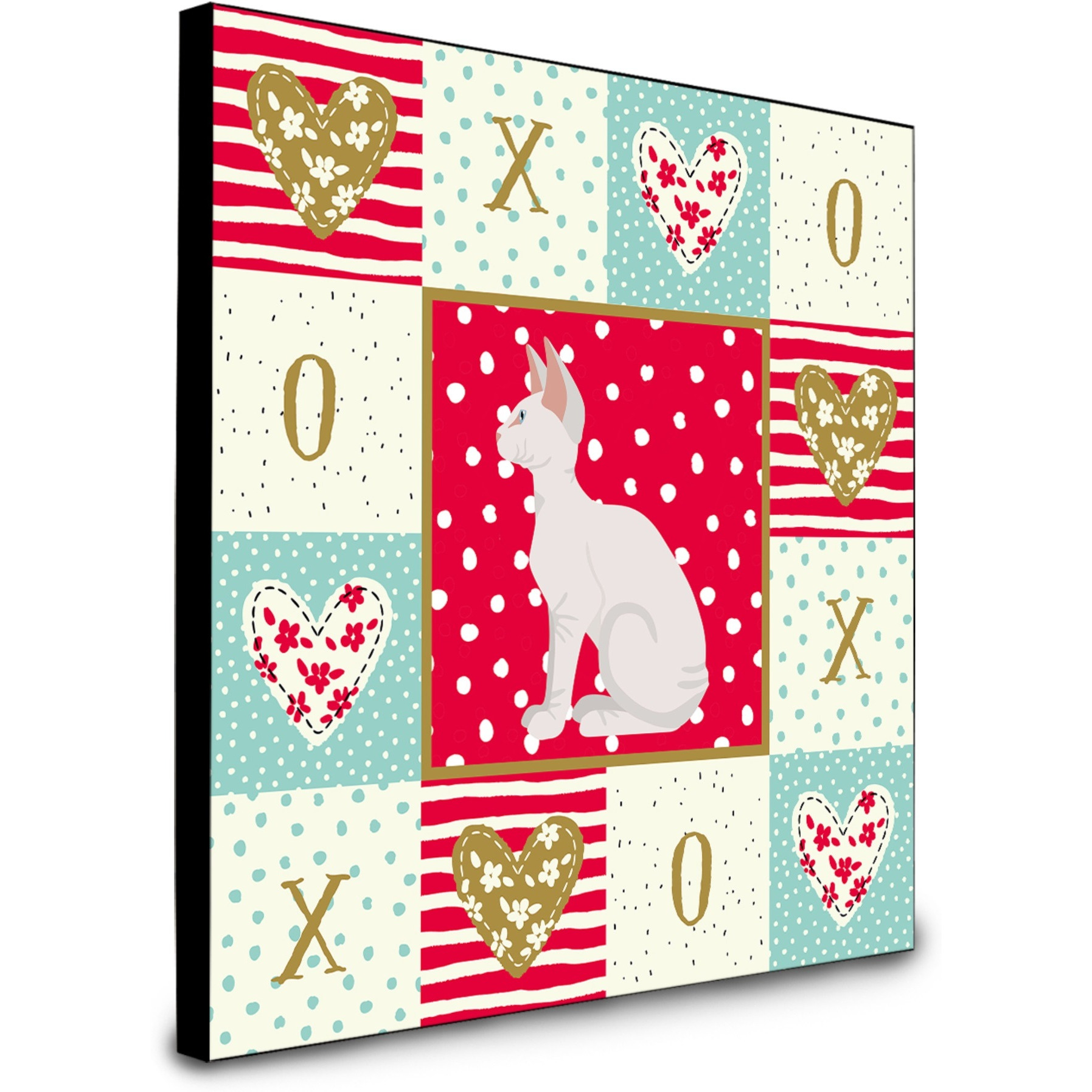 Sphynx 3 Cat Love Artwork Wall Panel CK5796UP88