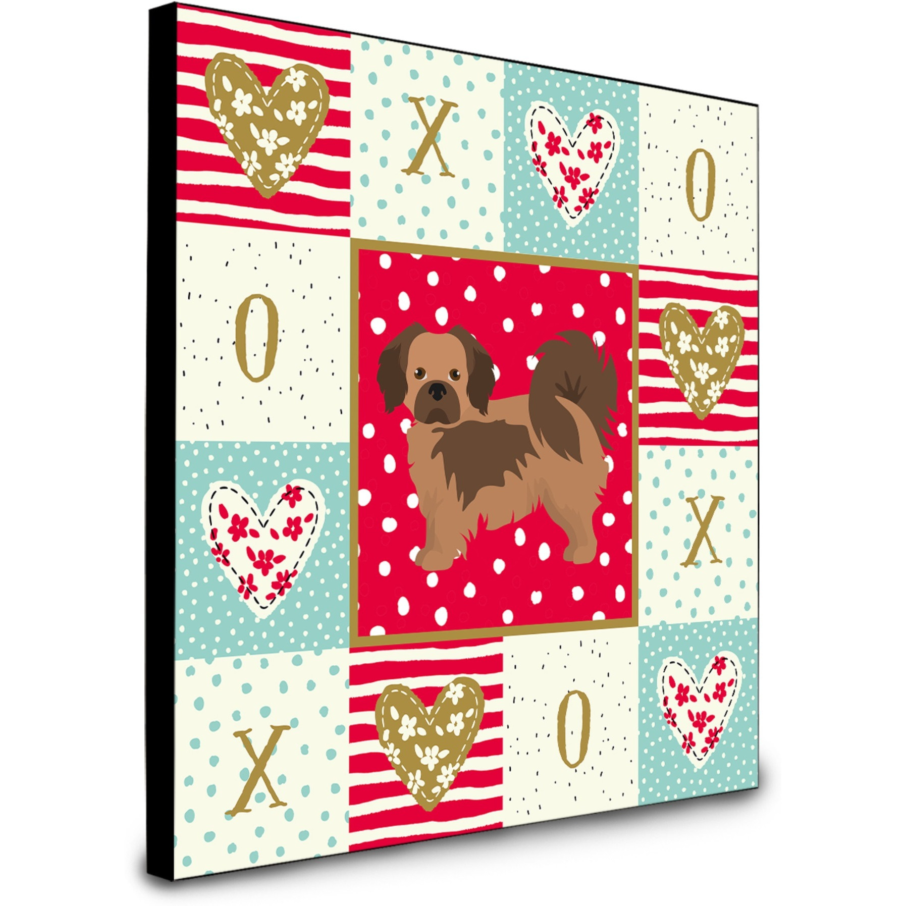 Tibetan Spaniel Love Artwork Wall Panel CK5897UP88