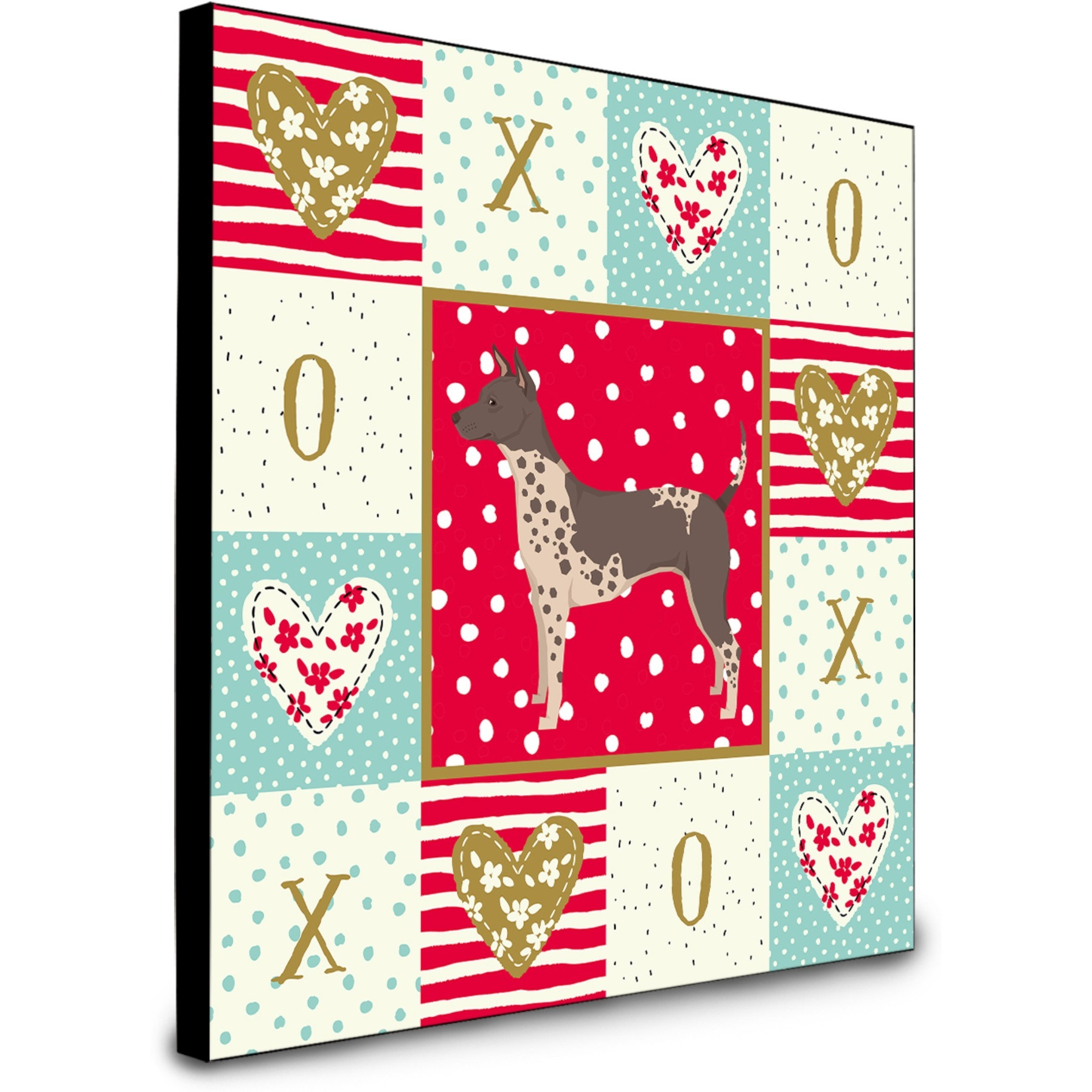 American Hairless Terrier Love Artwork Wall Panel CK5904UP88