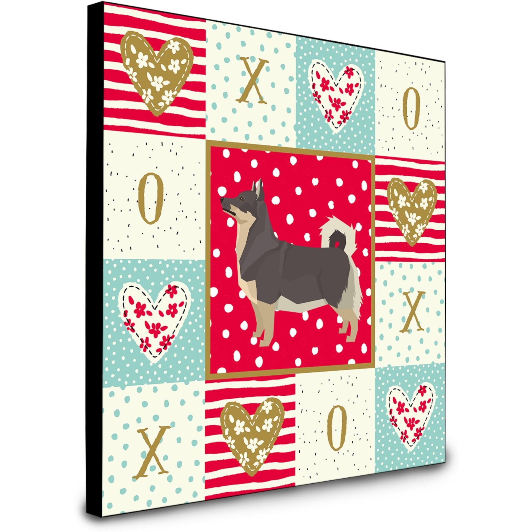 Swedish Vallhund Love Artwork Wall Panel CK5956UP88