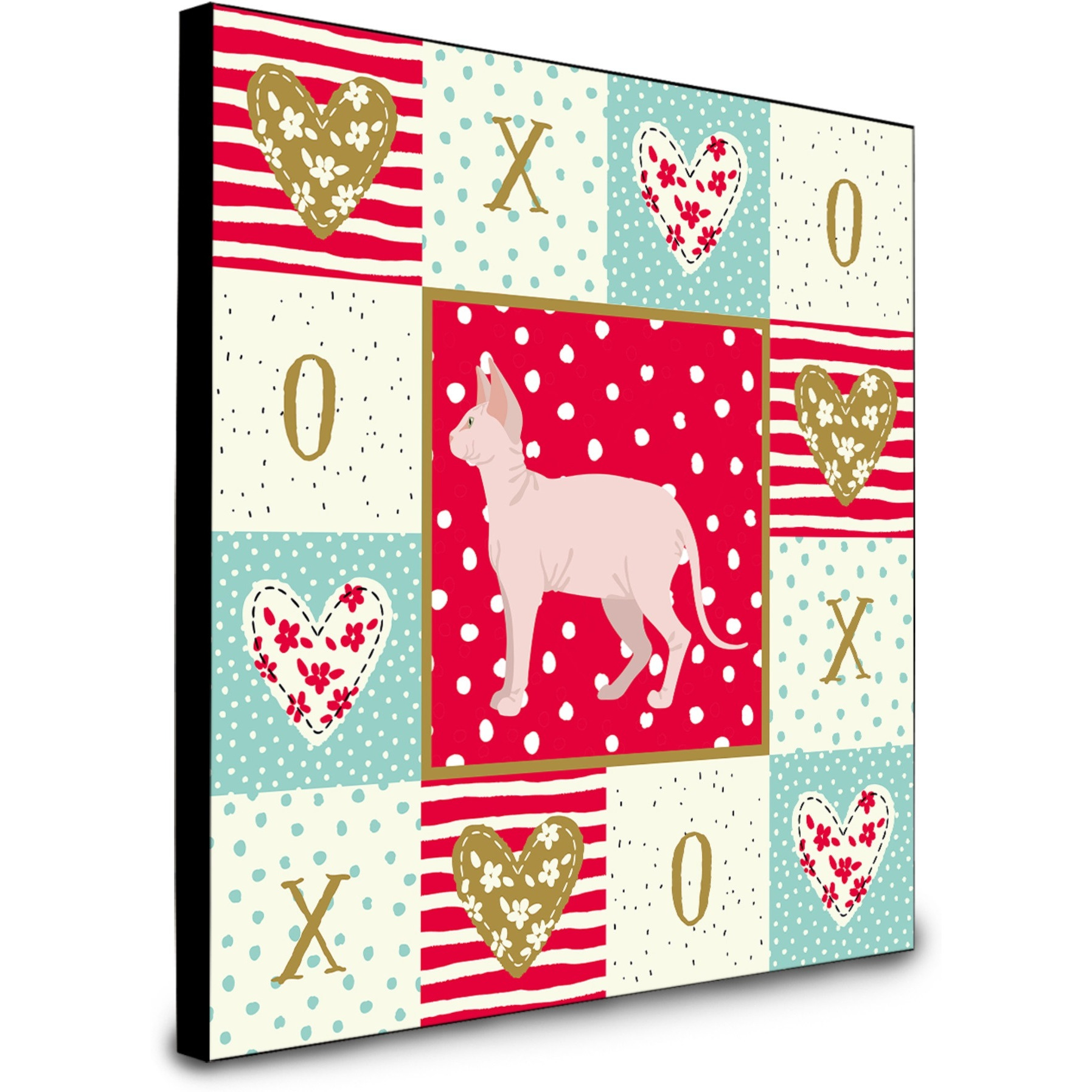 Sphynx Cat Love Artwork Wall Panel CK5718UP88