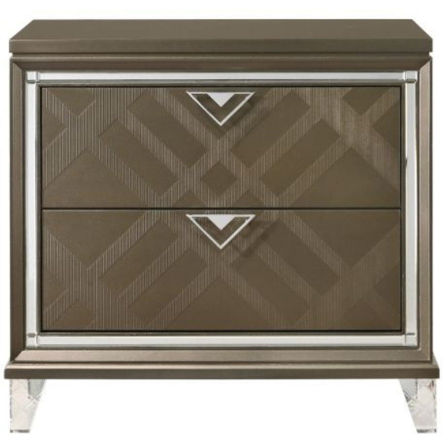 Nightstand, Dark Champagne