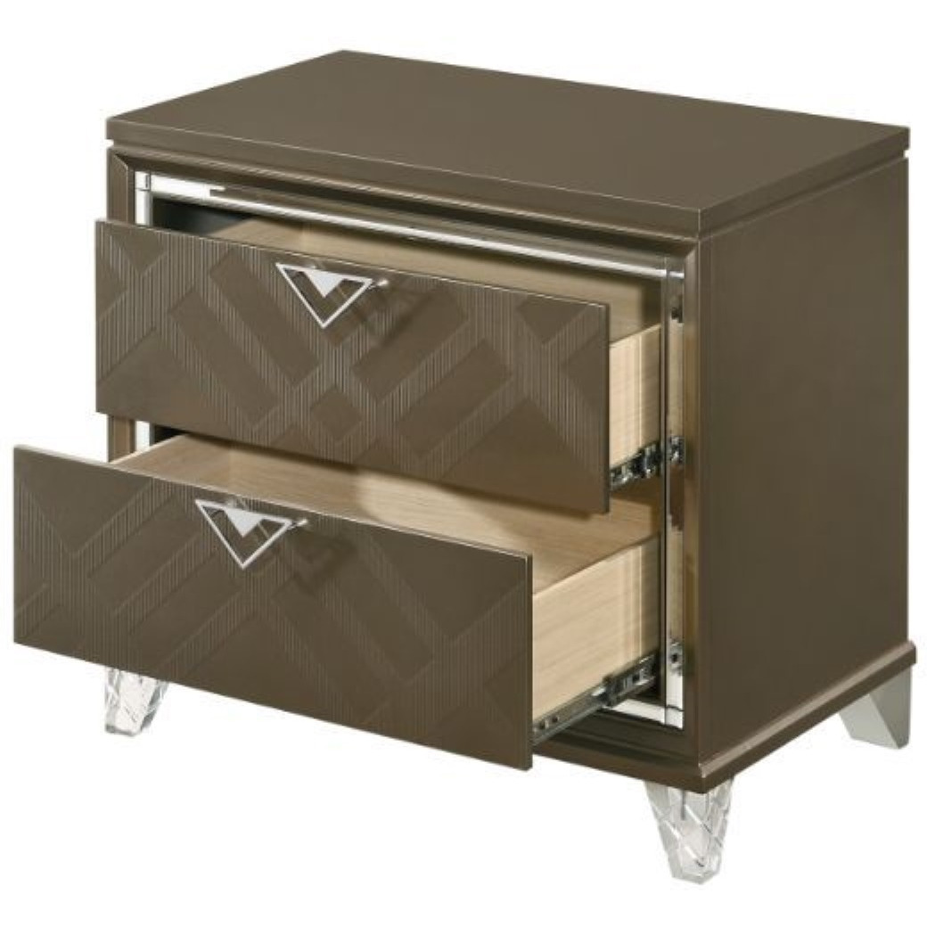 Nightstand, Dark Champagne
