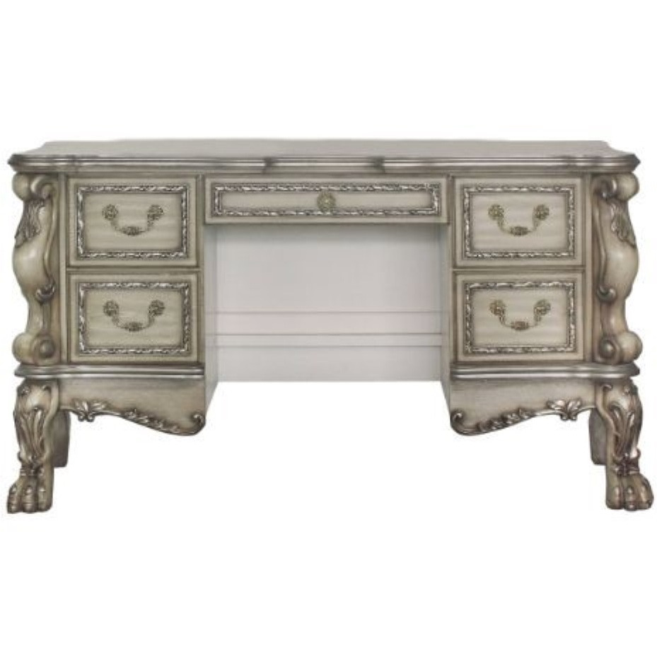 Vanity Desk, Vintage Bone White