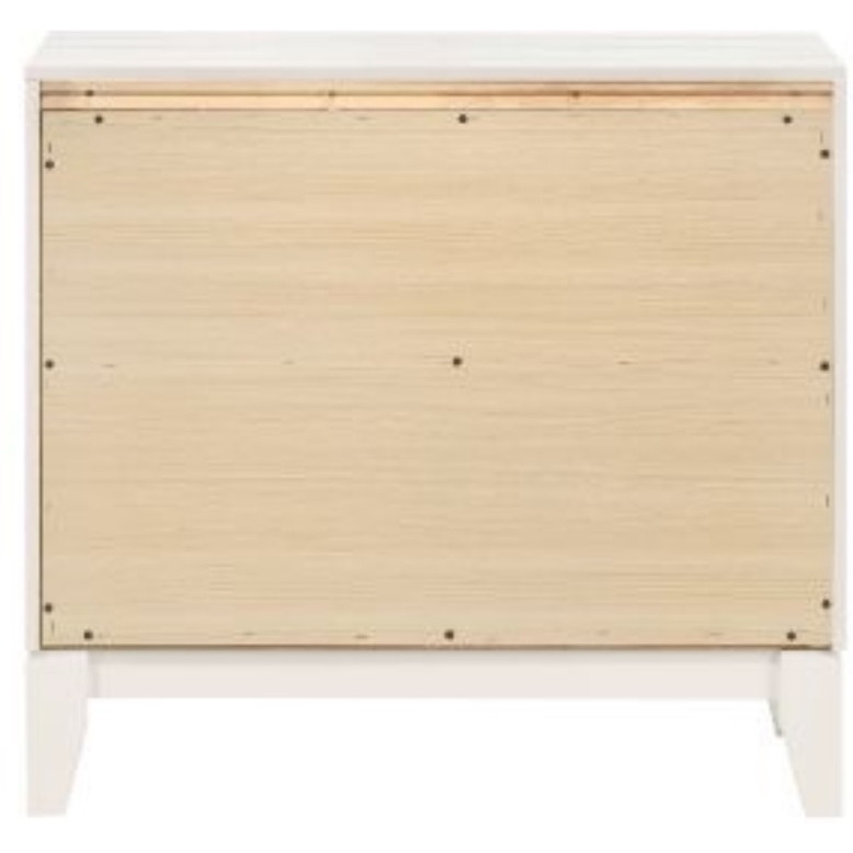Nightstand, White Finish