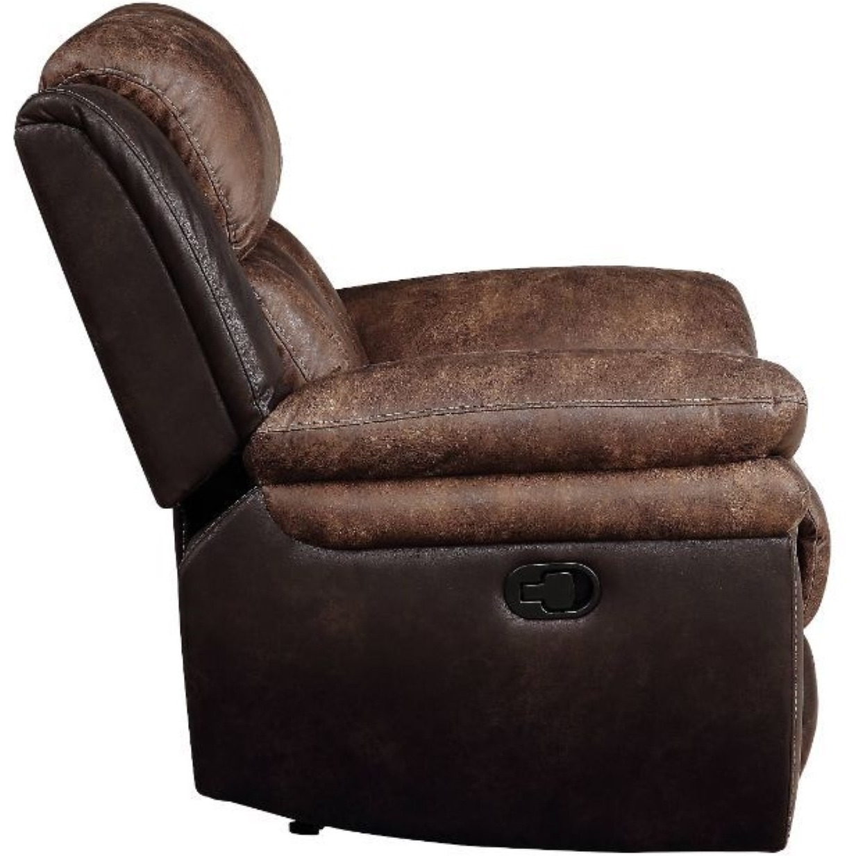 Loveseat w/Console (Motion), Toffee & Espresso Polished Microfiber
