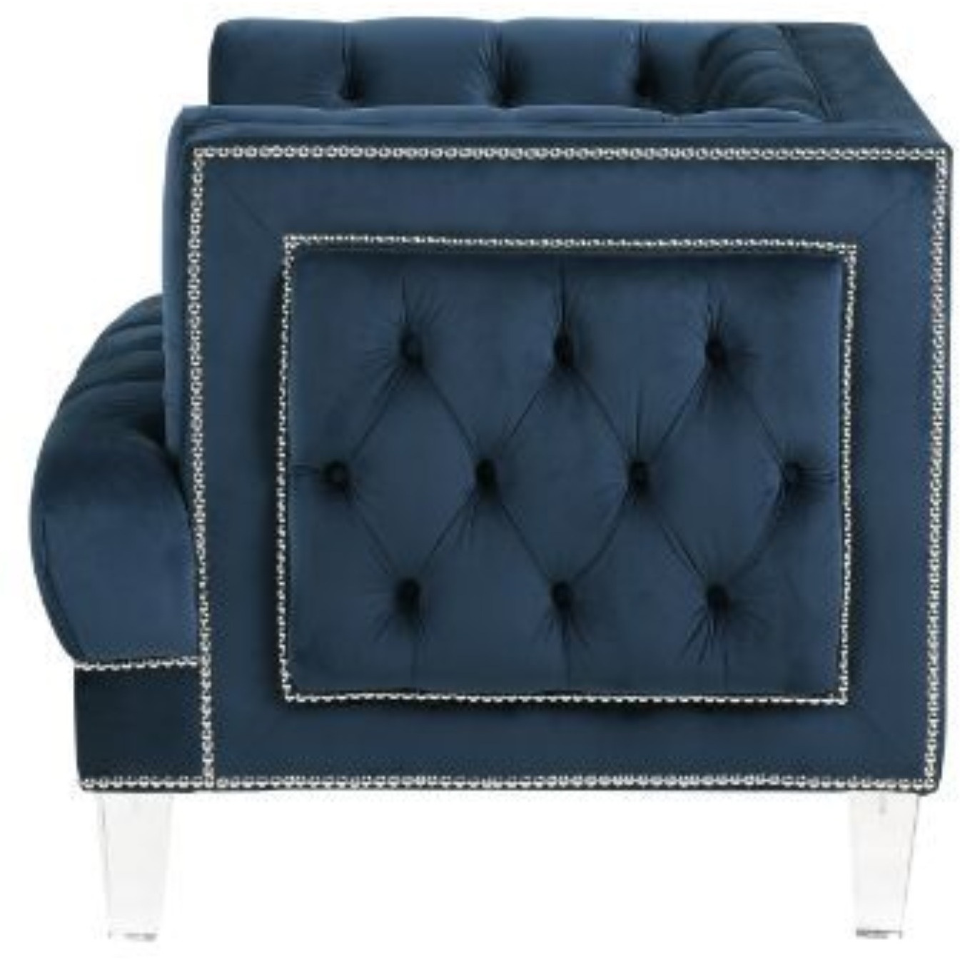 Chair, Blue Velvet