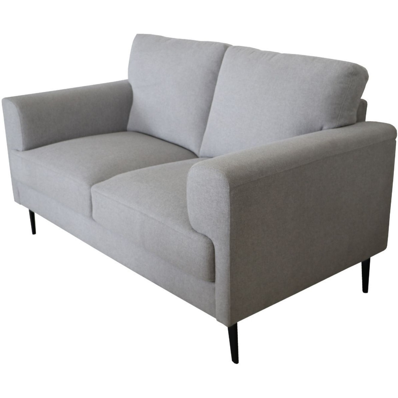 Loveseat, Light Gray Linen