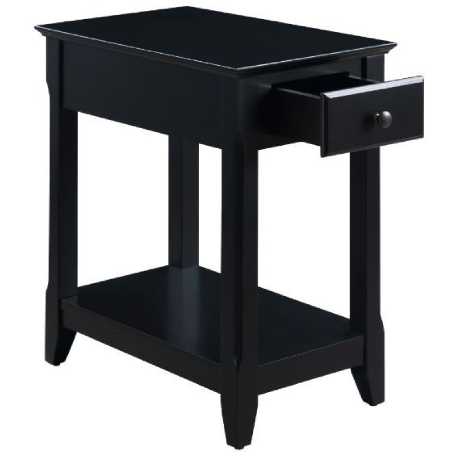 Accent Table, Black Finish