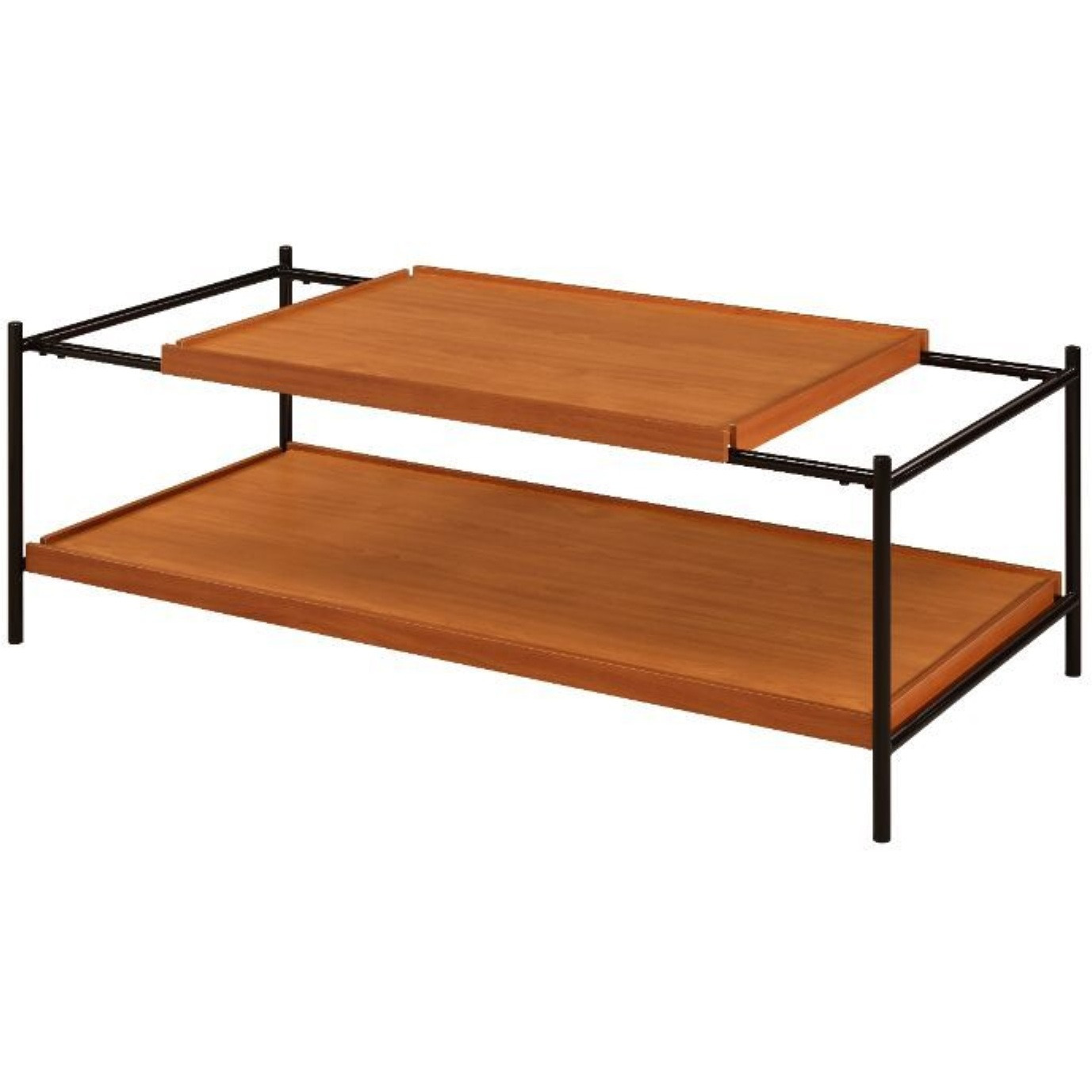 Coffee Table, Honey Oak & Black