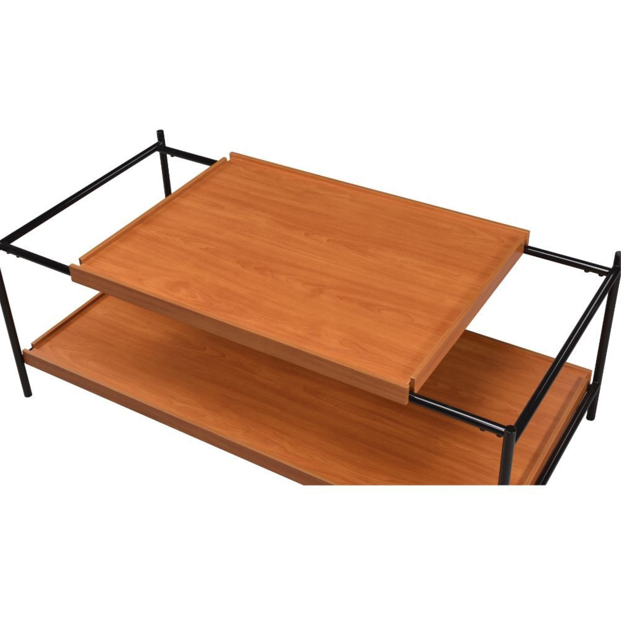 Coffee Table, Honey Oak & Black