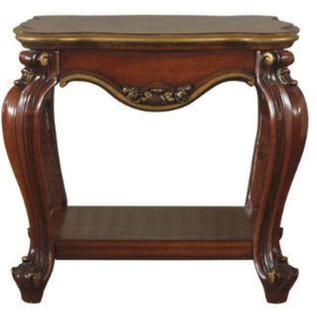 End Table, Vintage Cherry Oak