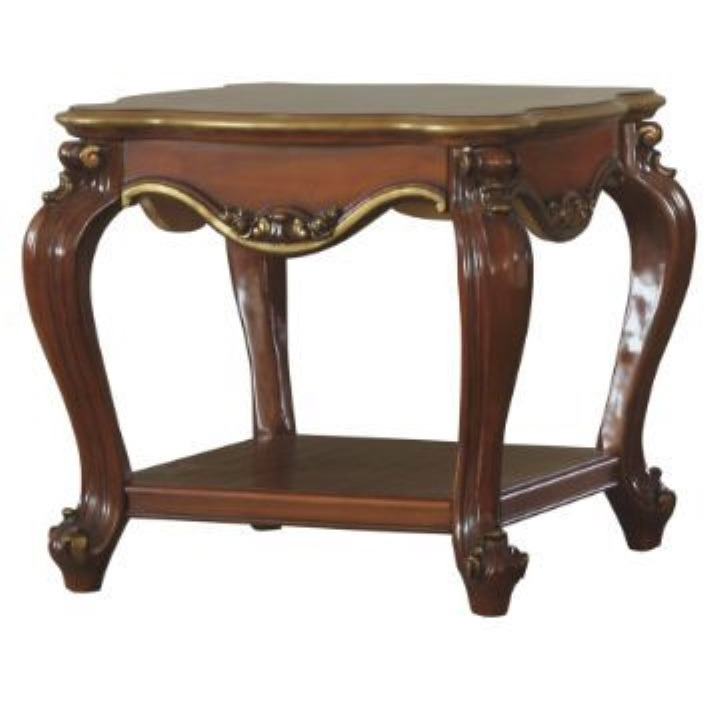 End Table, Vintage Cherry Oak