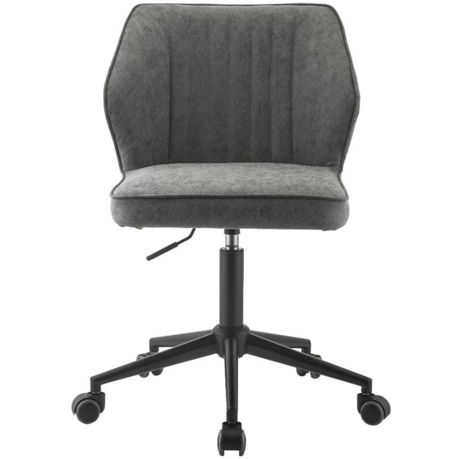 Office Chair, Vintage Gray PU & Black