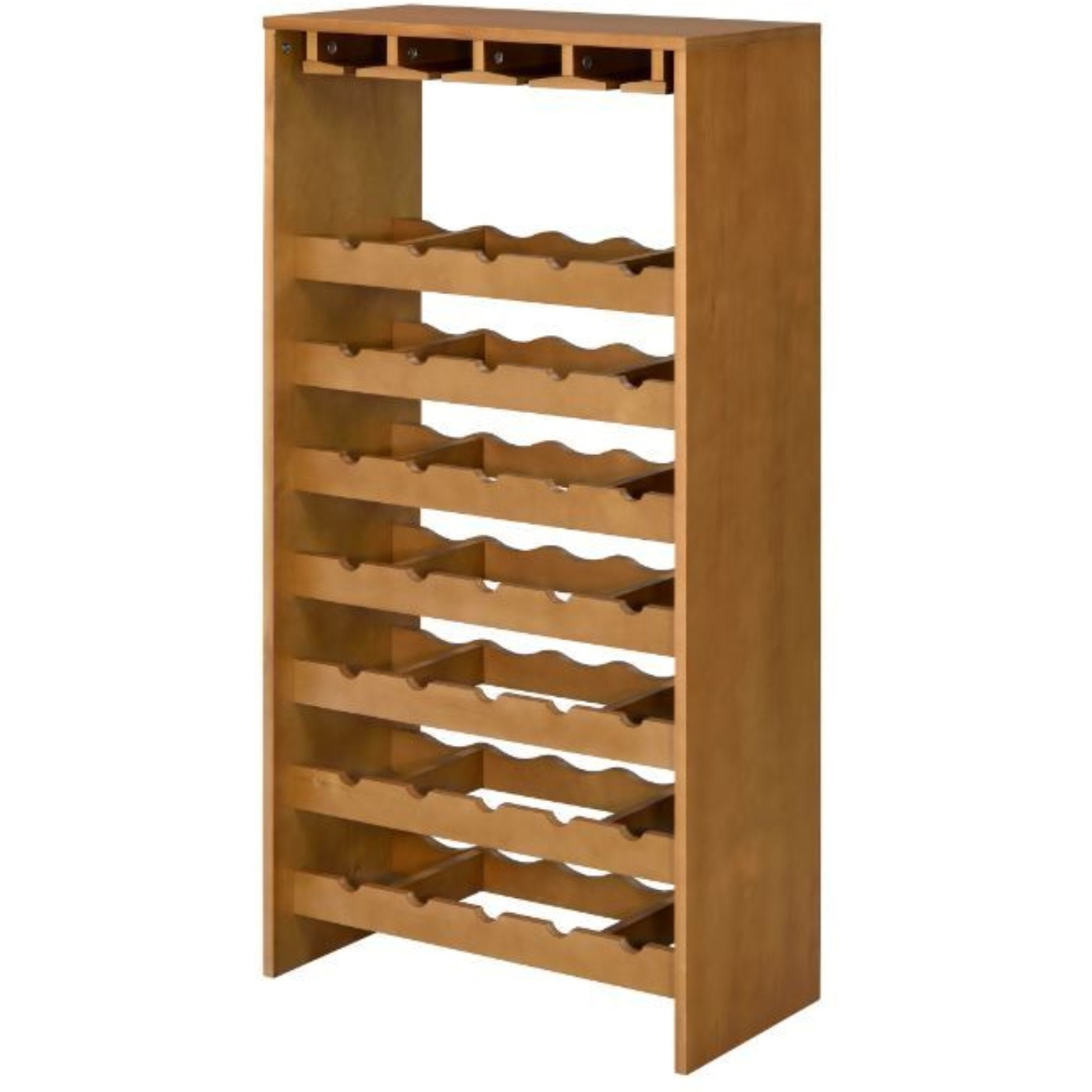 Wine Cabinet, Oak Finish