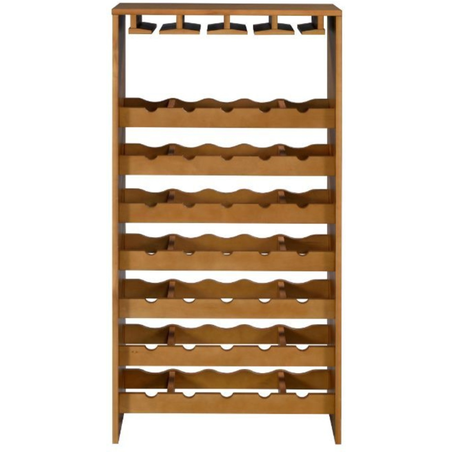 Wine Cabinet, Oak Finish