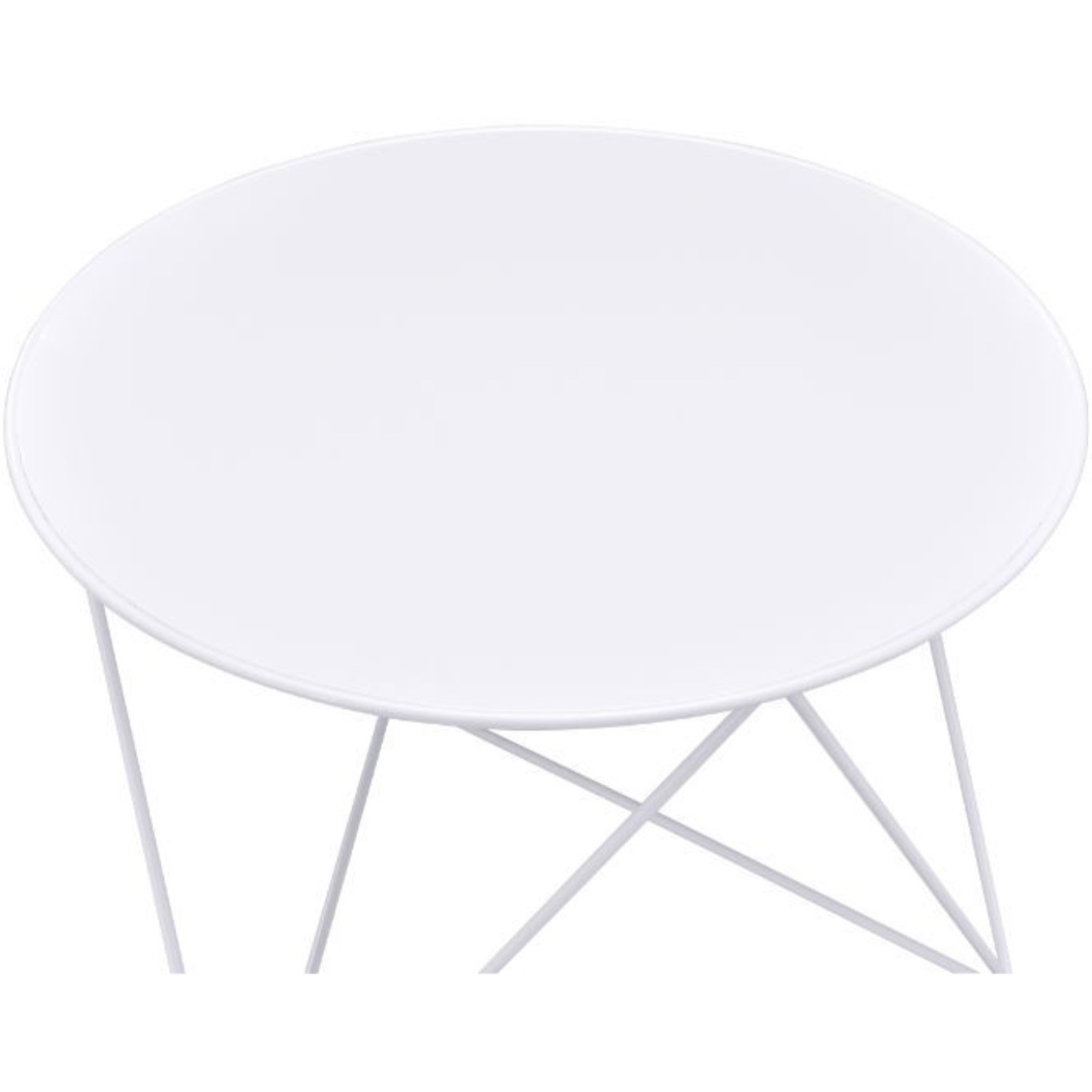 Accent Table, White Finish