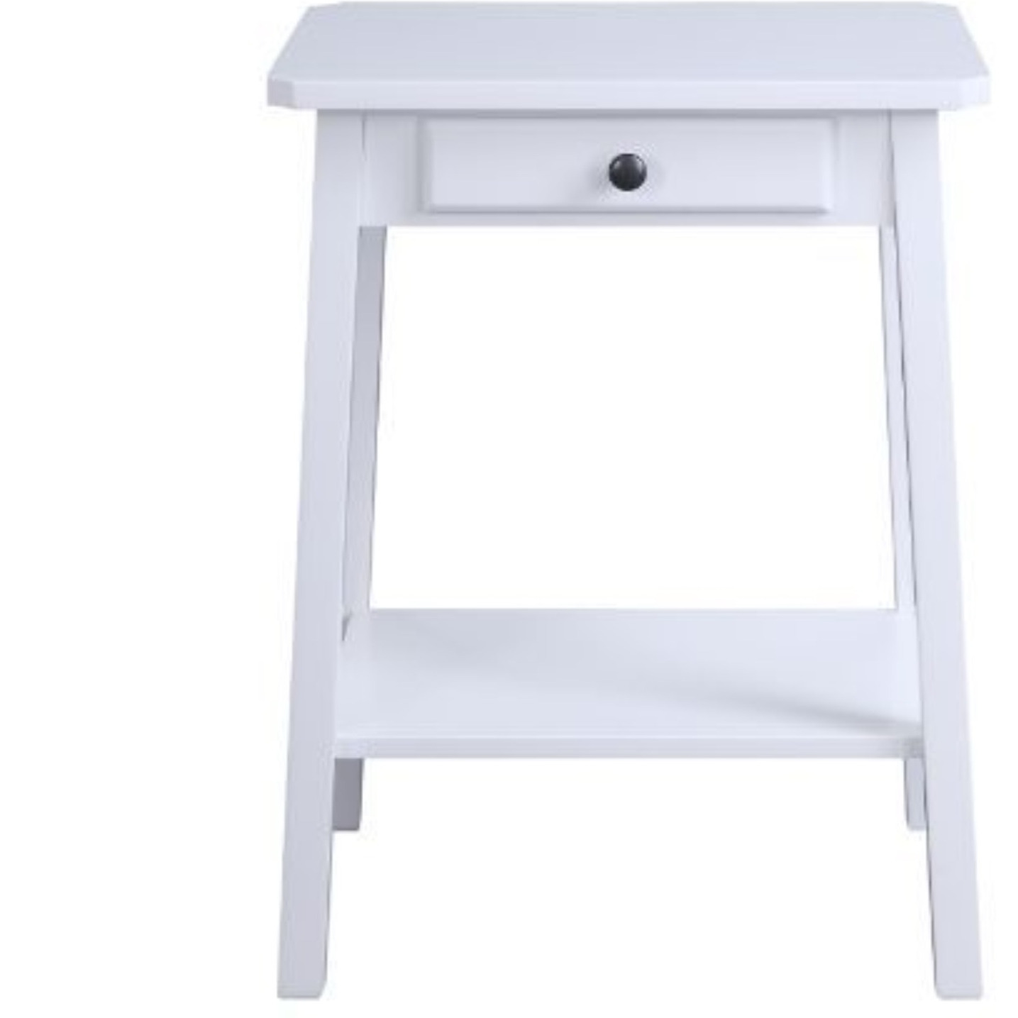 Accent Table, White Finish