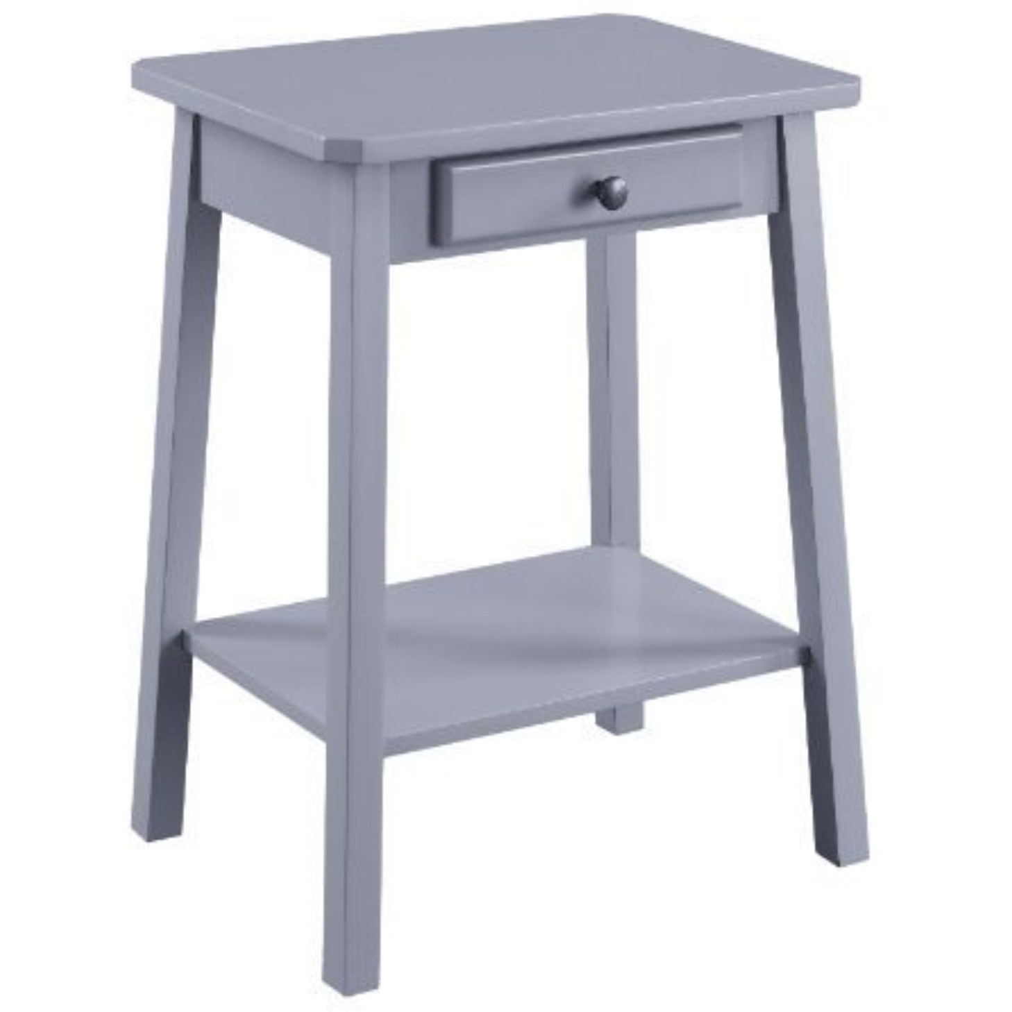 Accent Table, Gray Finish