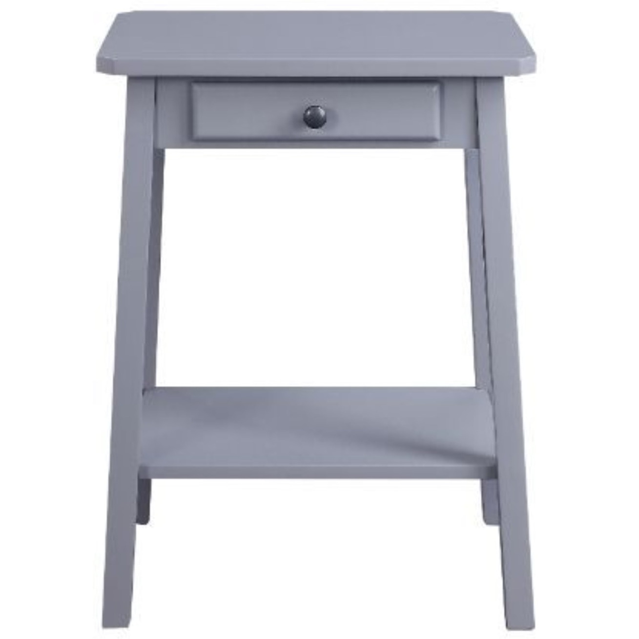Accent Table, Gray Finish