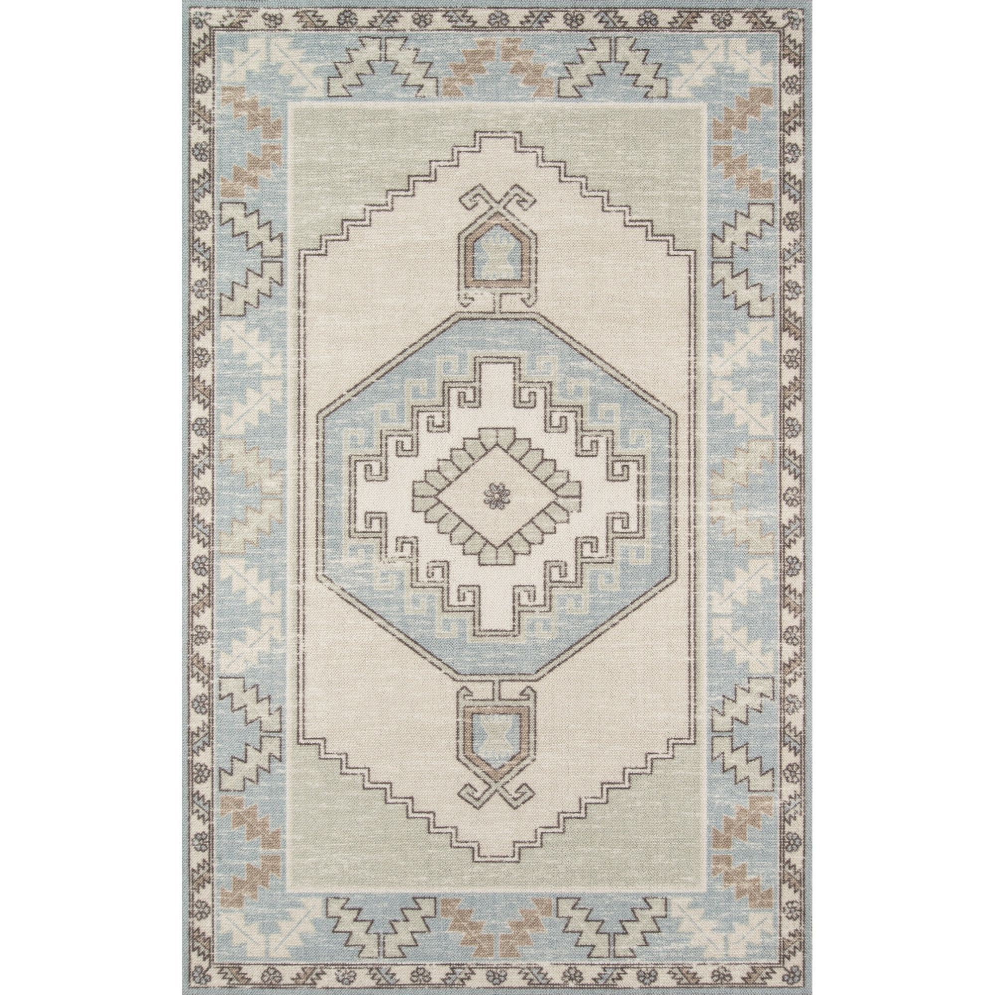 Momeni Anatolia ANA-2 Light Blue  7'9" X 9'10"