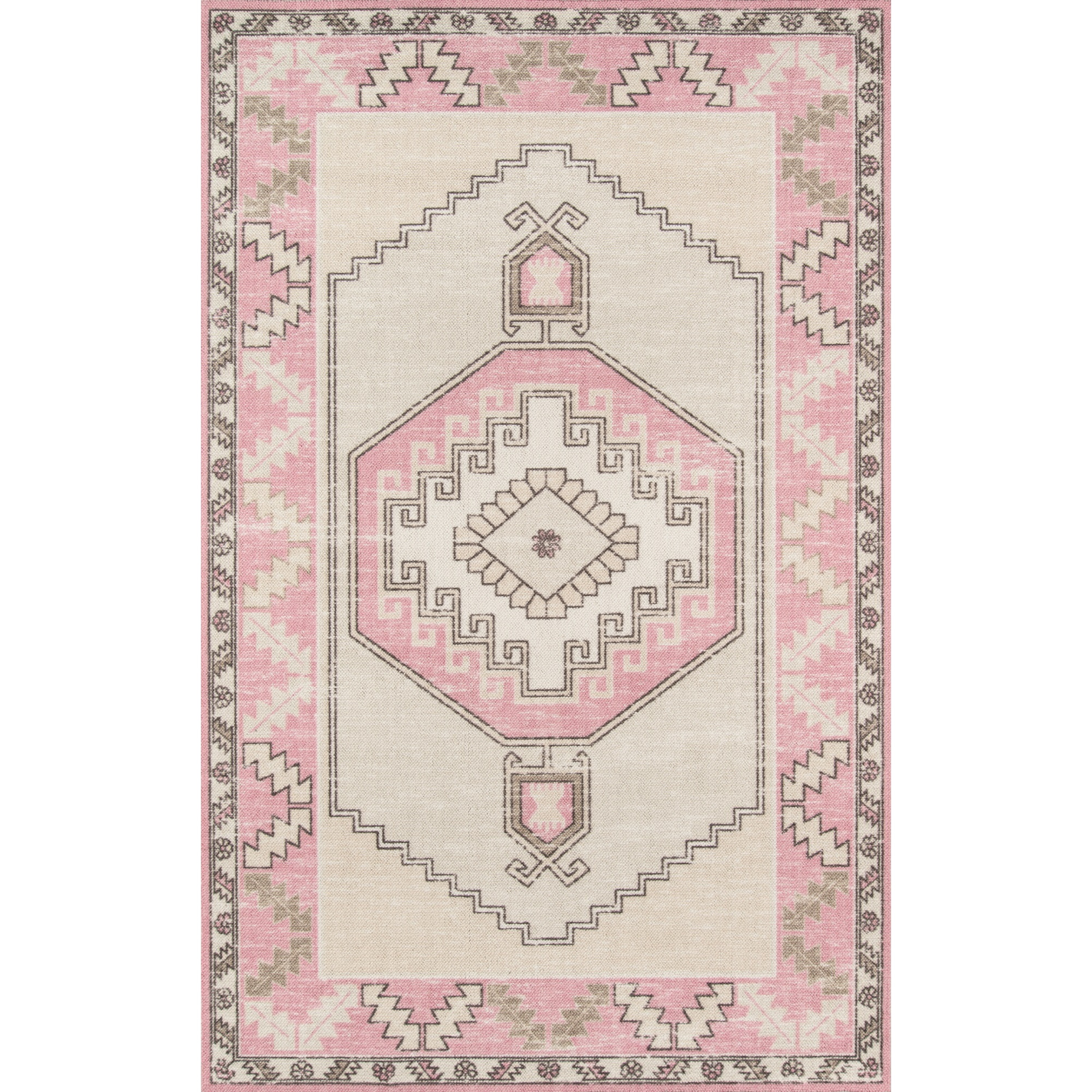 Momeni Anatolia ANA-2 Pink  3'3" X 5'