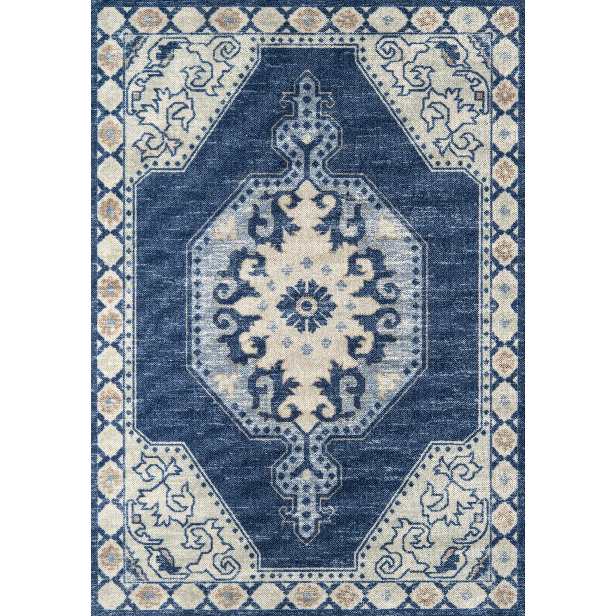Momeni Anatolia ANA-3 Navy  7'9" X 9'10"
