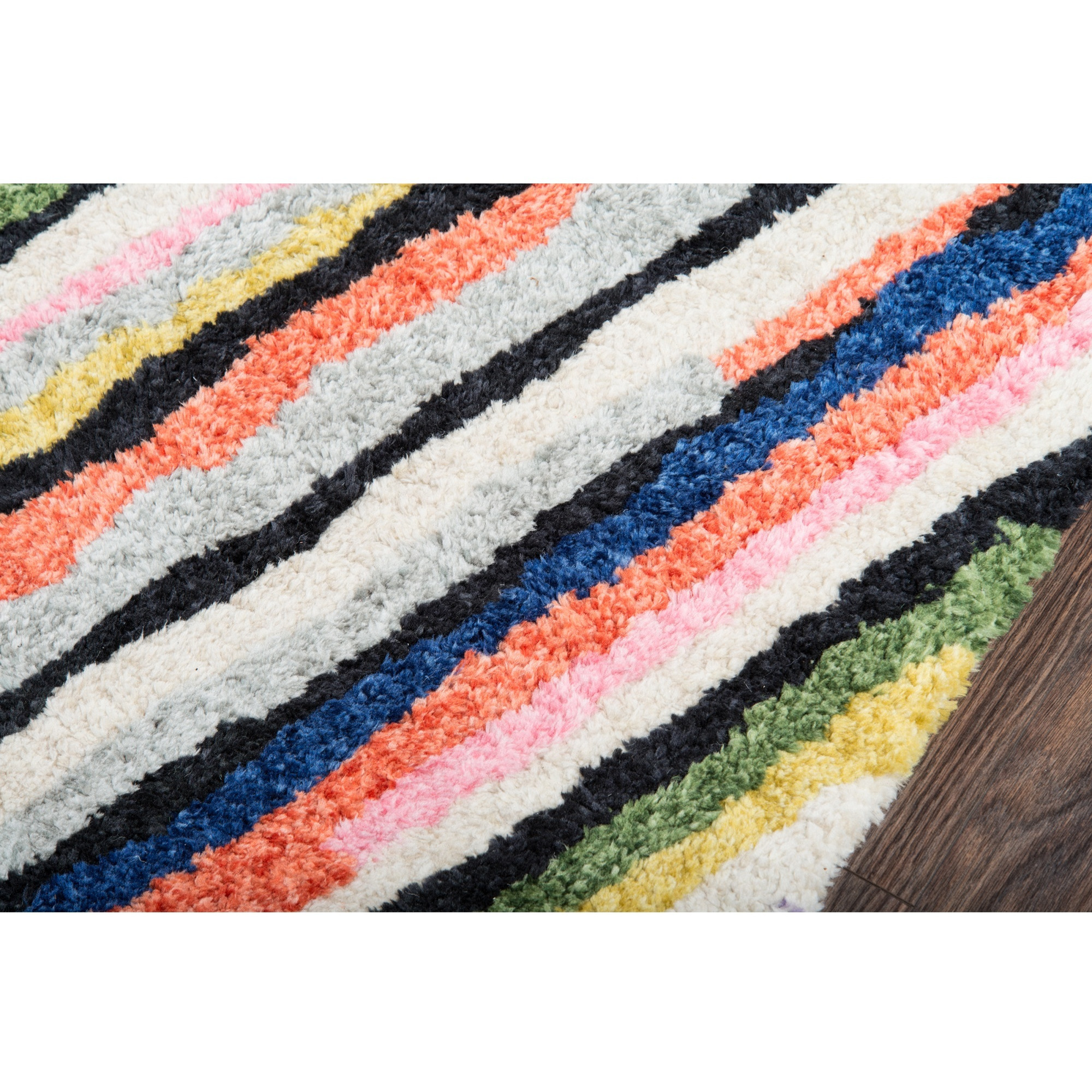 Novogratz Bungalow BUN-4 Multi Notch 5' X 7'6"