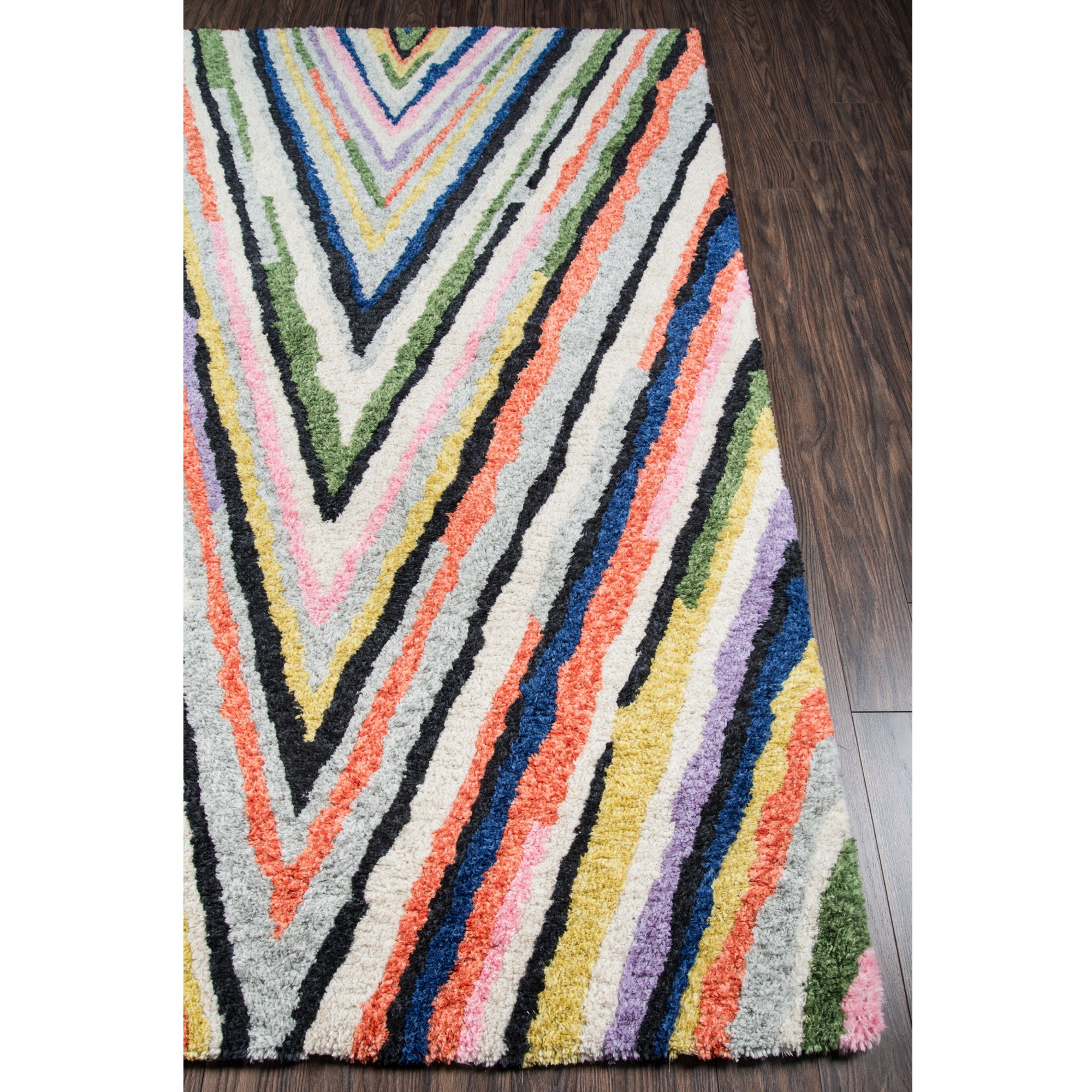 Novogratz Bungalow BUN-4 Multi Notch 5' X 7'6"