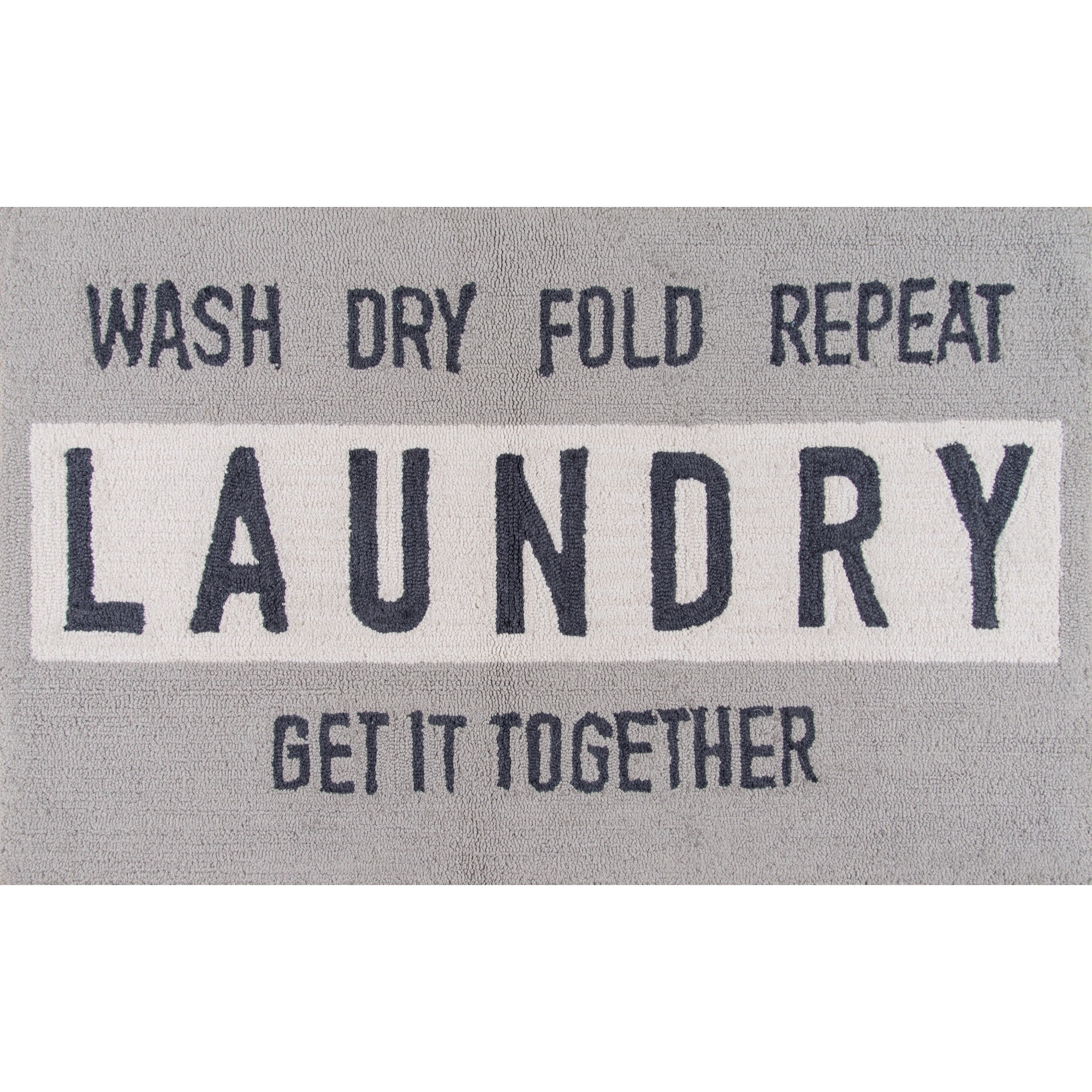 Novogratz Cucina CNA-6 Grey Laundry 2'3" X 3'9"