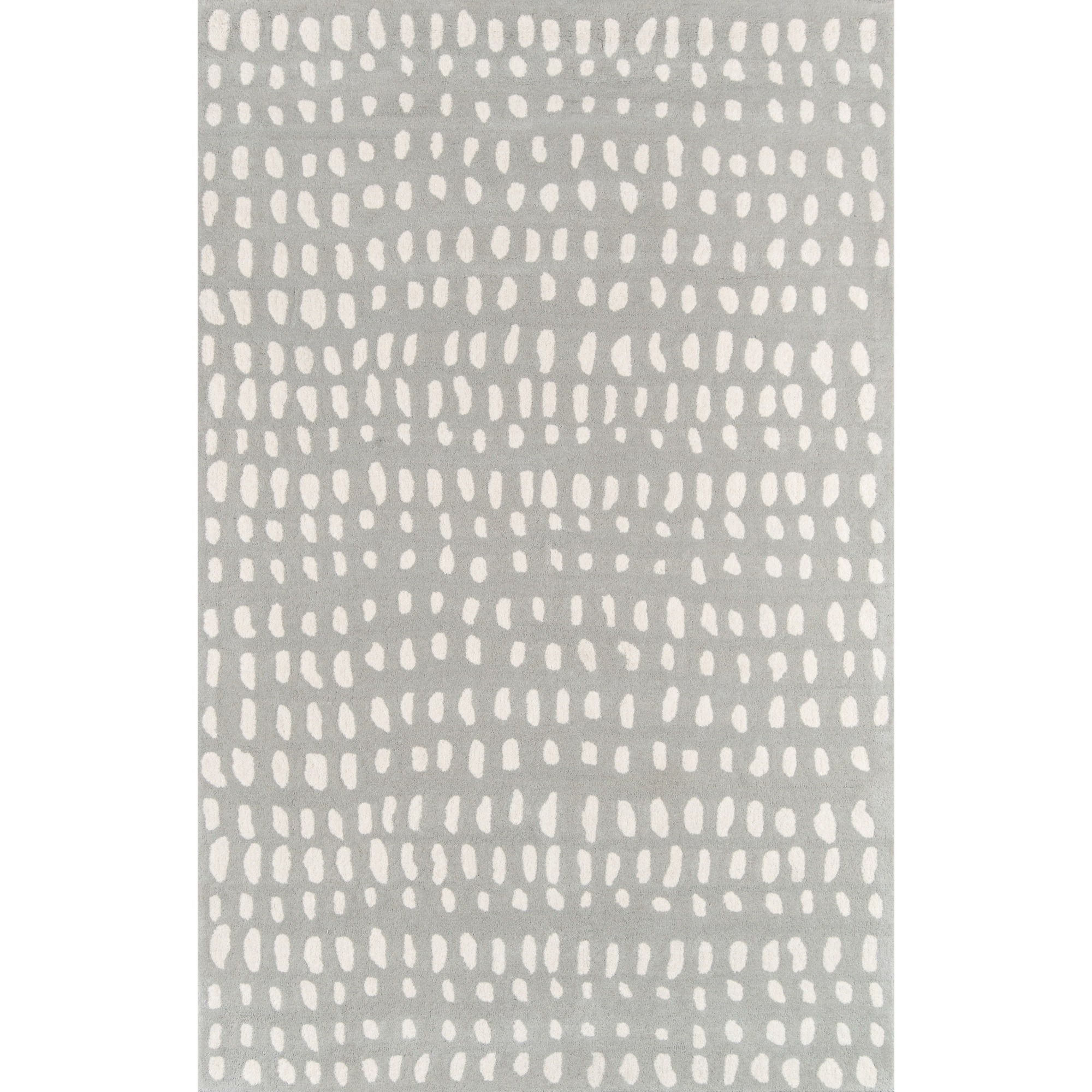Novogratz Delmar DEL11 Grey Boho Dots 2'3" X 8' Runner