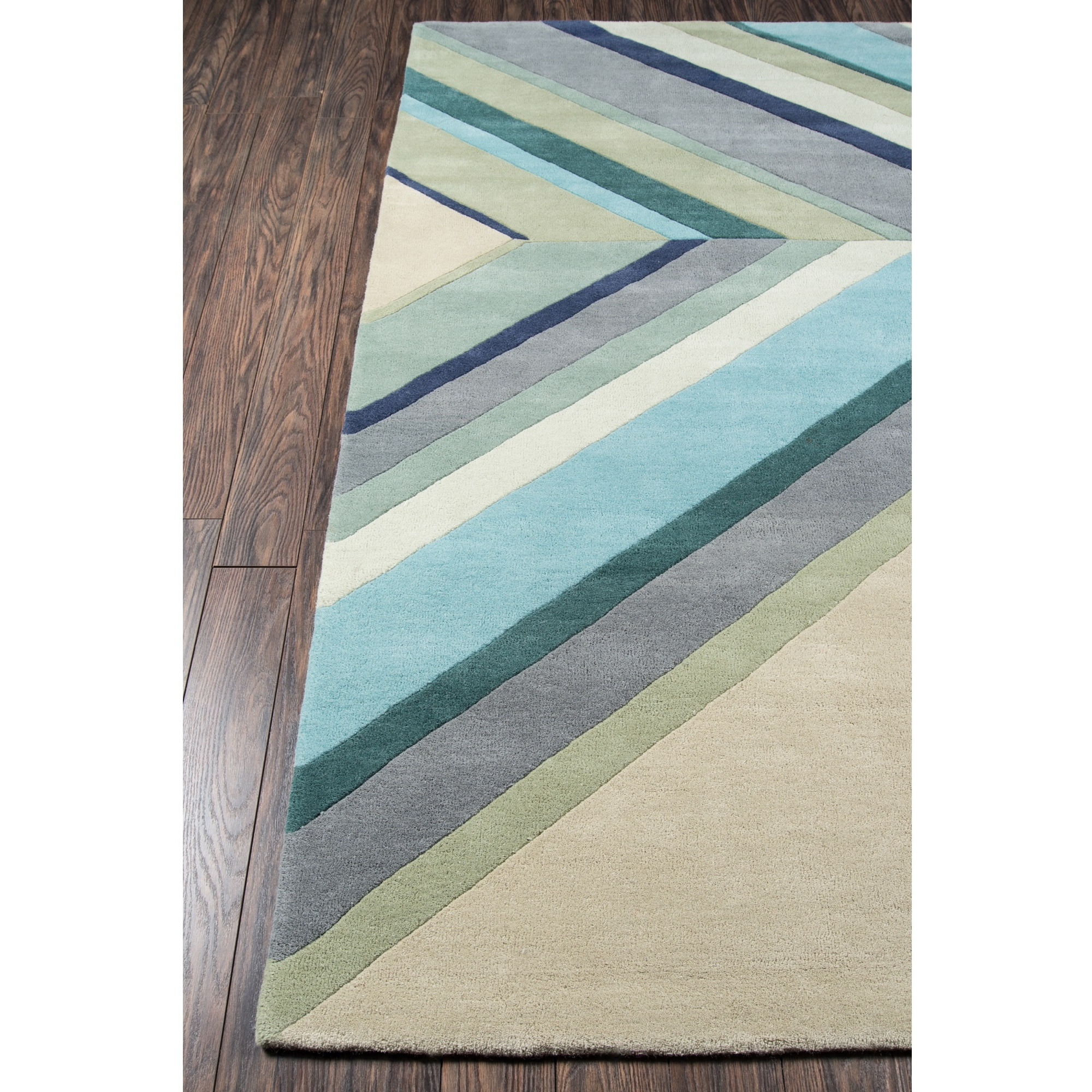 Novogratz Delmar DEL-5 Blue Ultralight 2'3" X 8' Runner