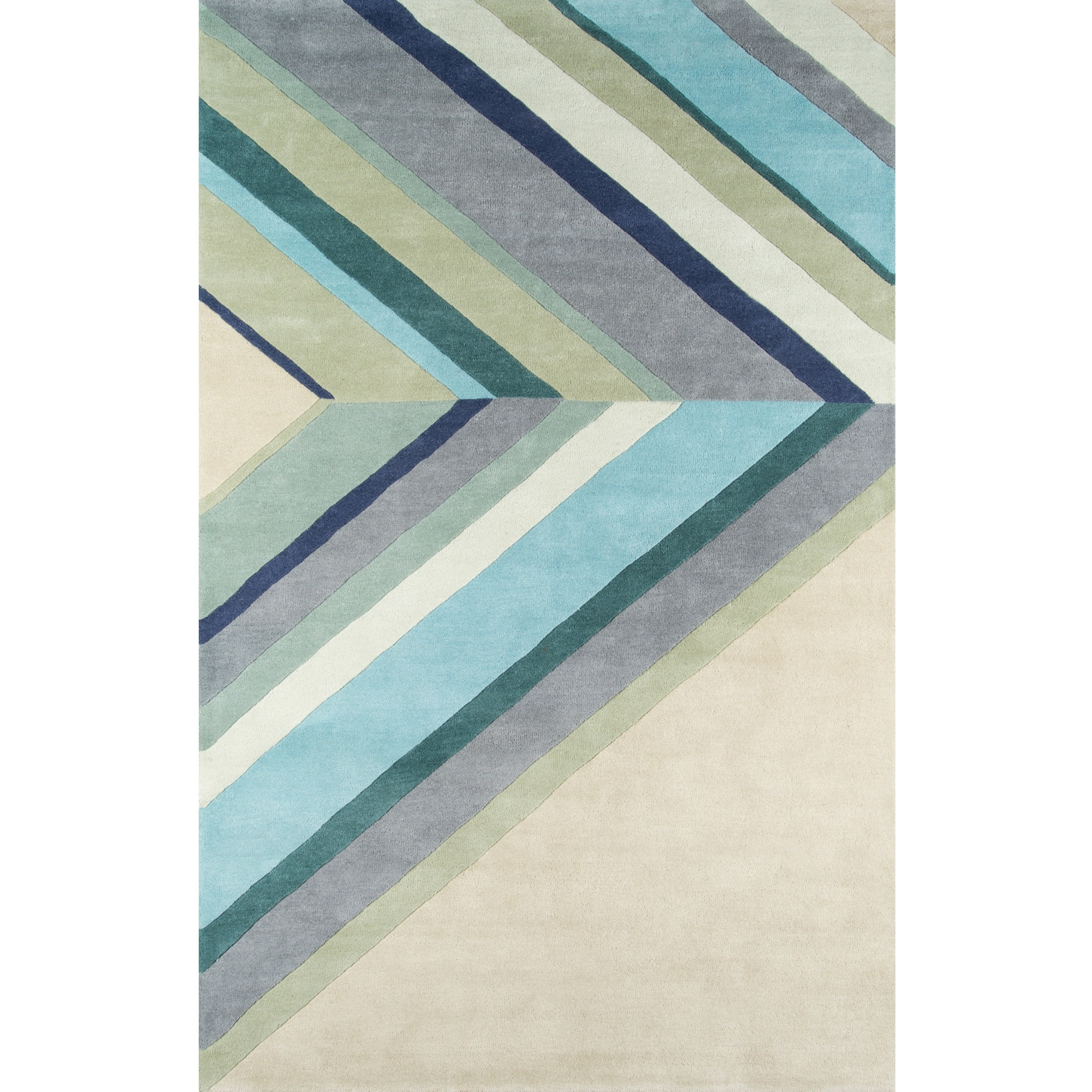 Novogratz Delmar DEL-5 Blue Ultralight 3'6" X 5'6"