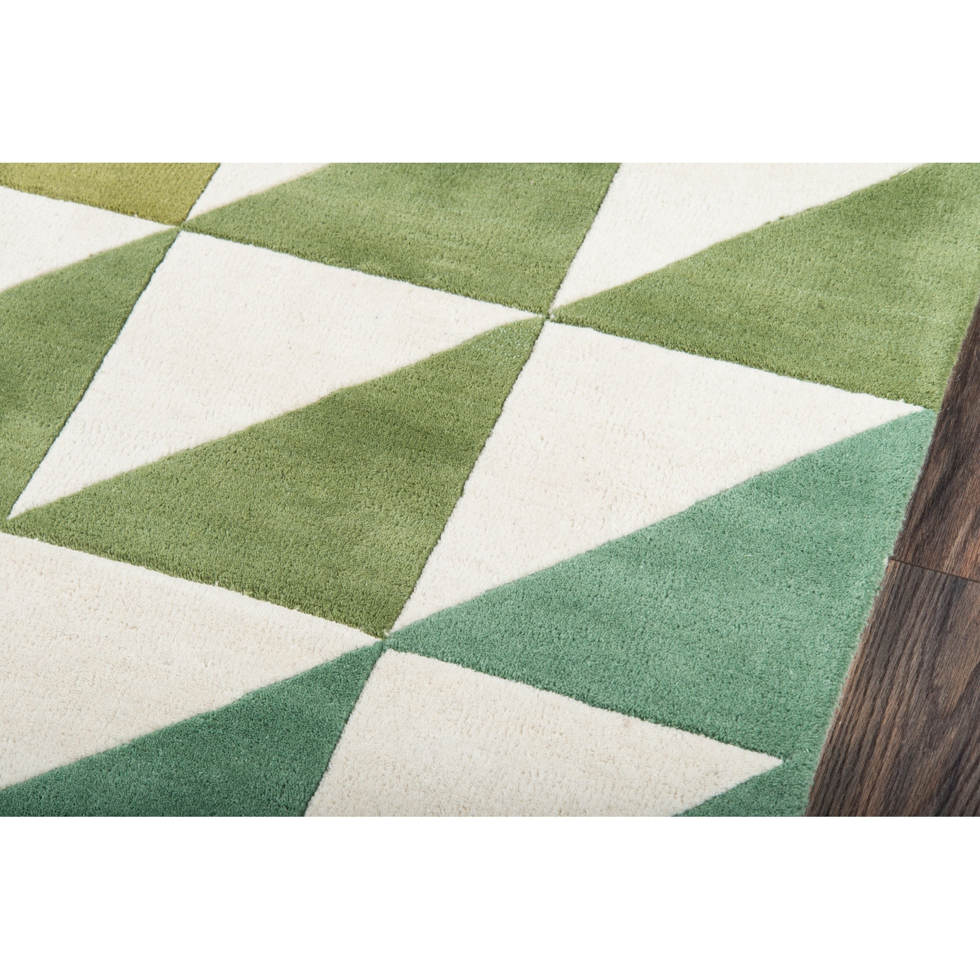 Novogratz Delmar DEL-6 Lime Agatha Side Triangle 3'6" X 5'6"