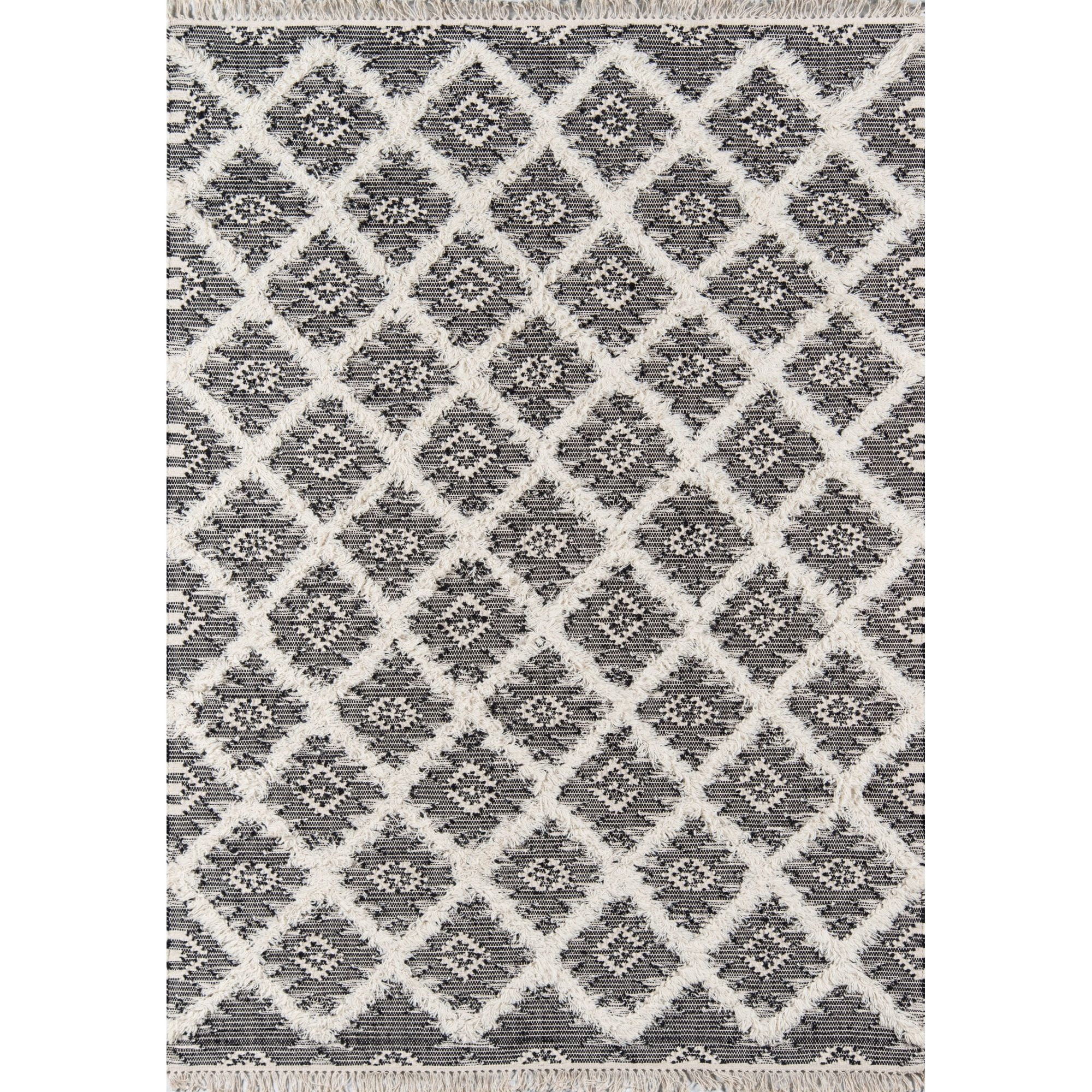 Momeni Harper HAR-1 Black  3' X 5'