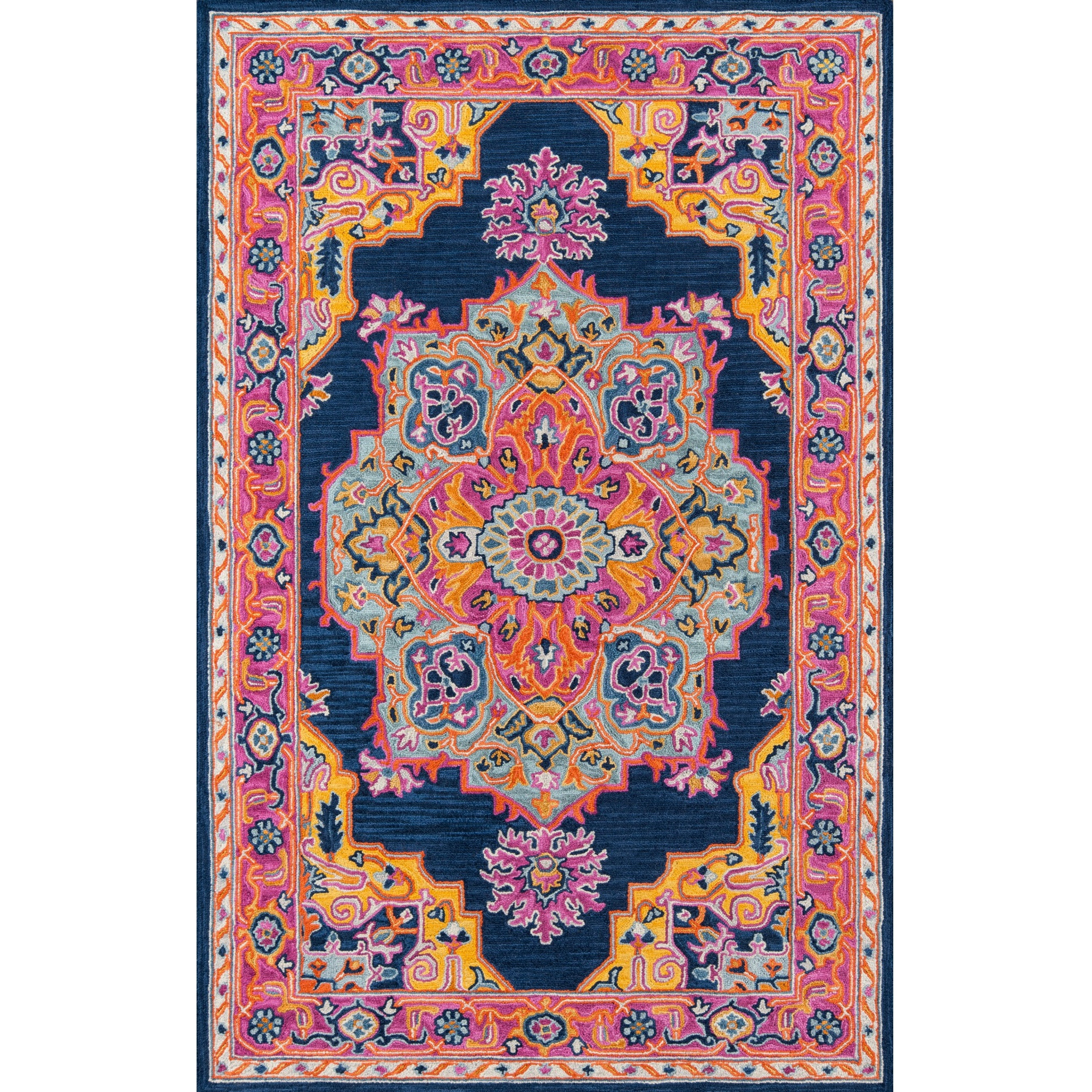 Momeni Ibiza IBI-1 Navy  2'3" X 7'10" Runner
