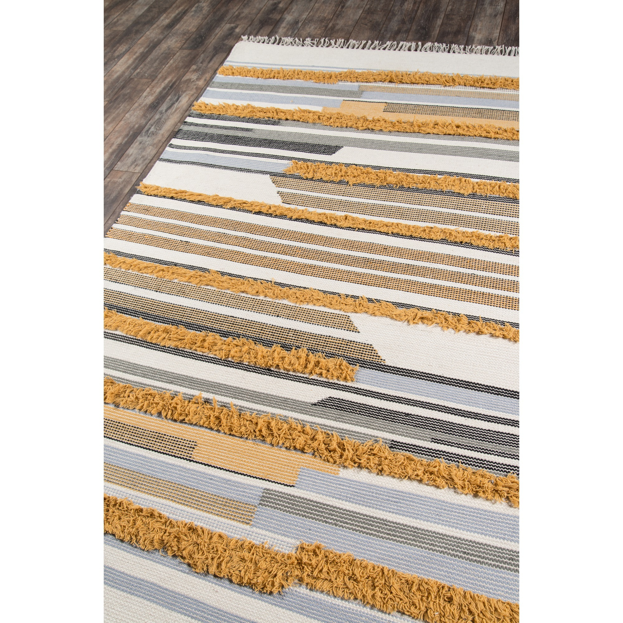 Novogratz Indio IND-6 Mustard Feliz 2'3" X 7'10" Runner