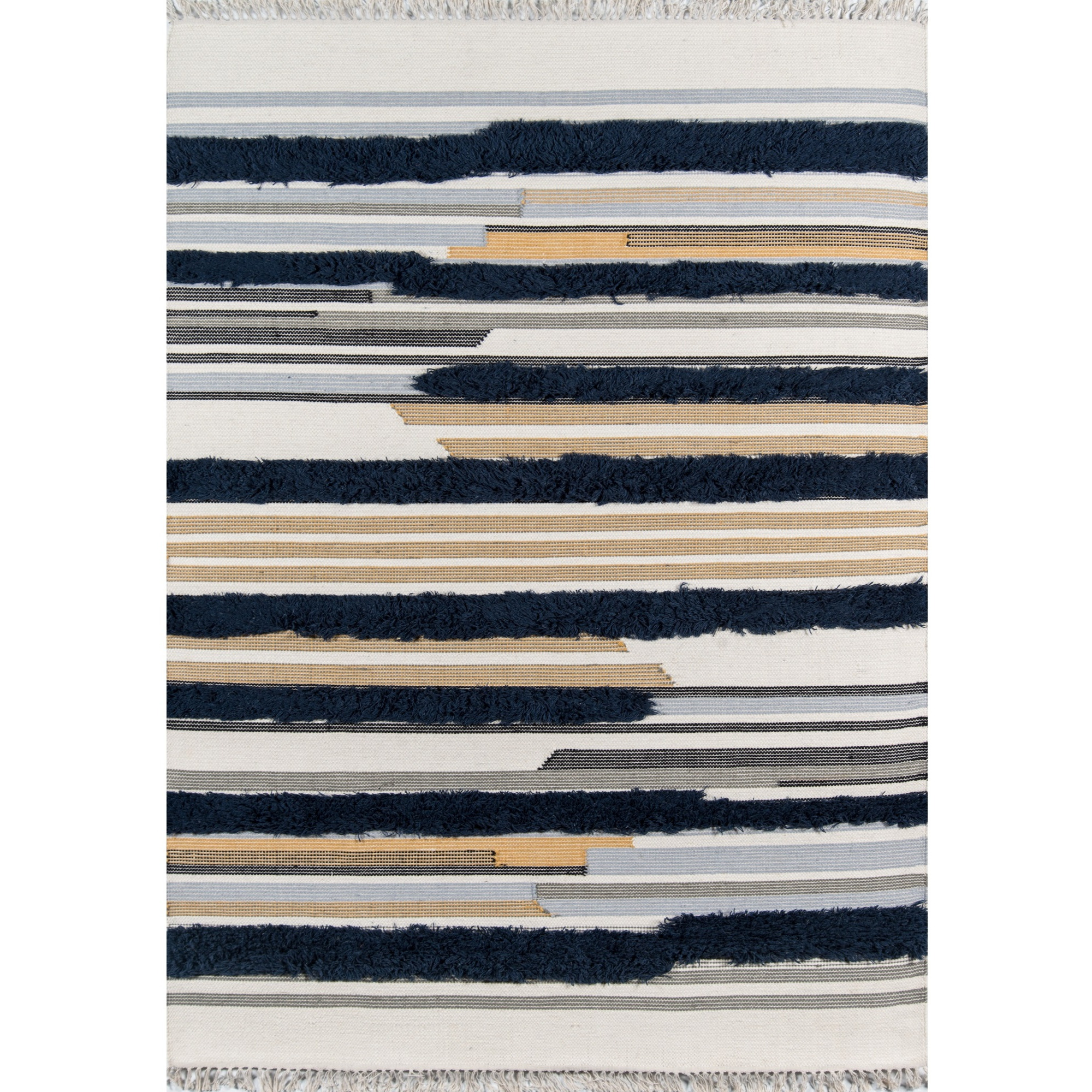 Novogratz Indio IND-6 Navy Feliz 2' X 3'