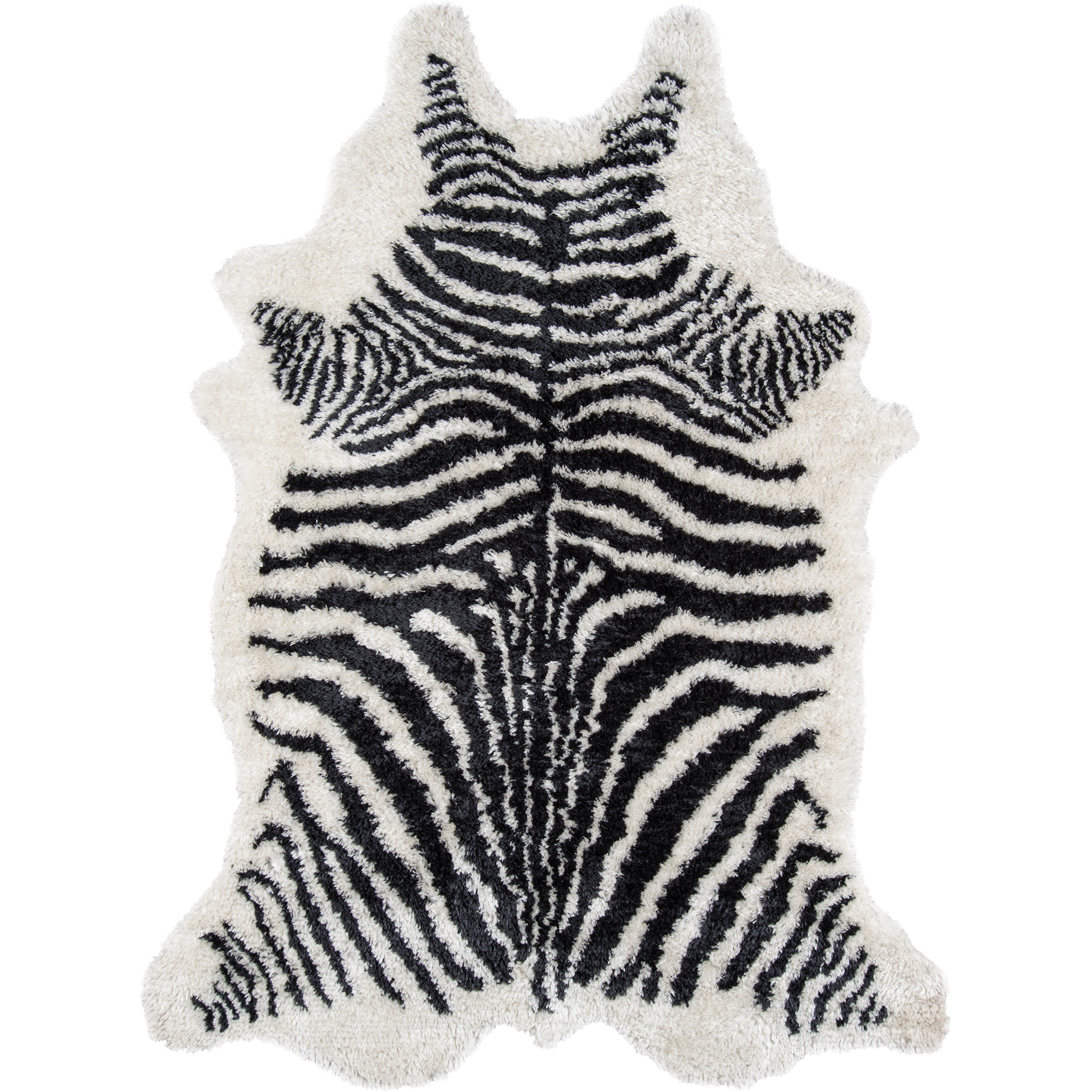 Novogratz Kalahari KAL-1 Black Domesticated 3'6" X 5'6"