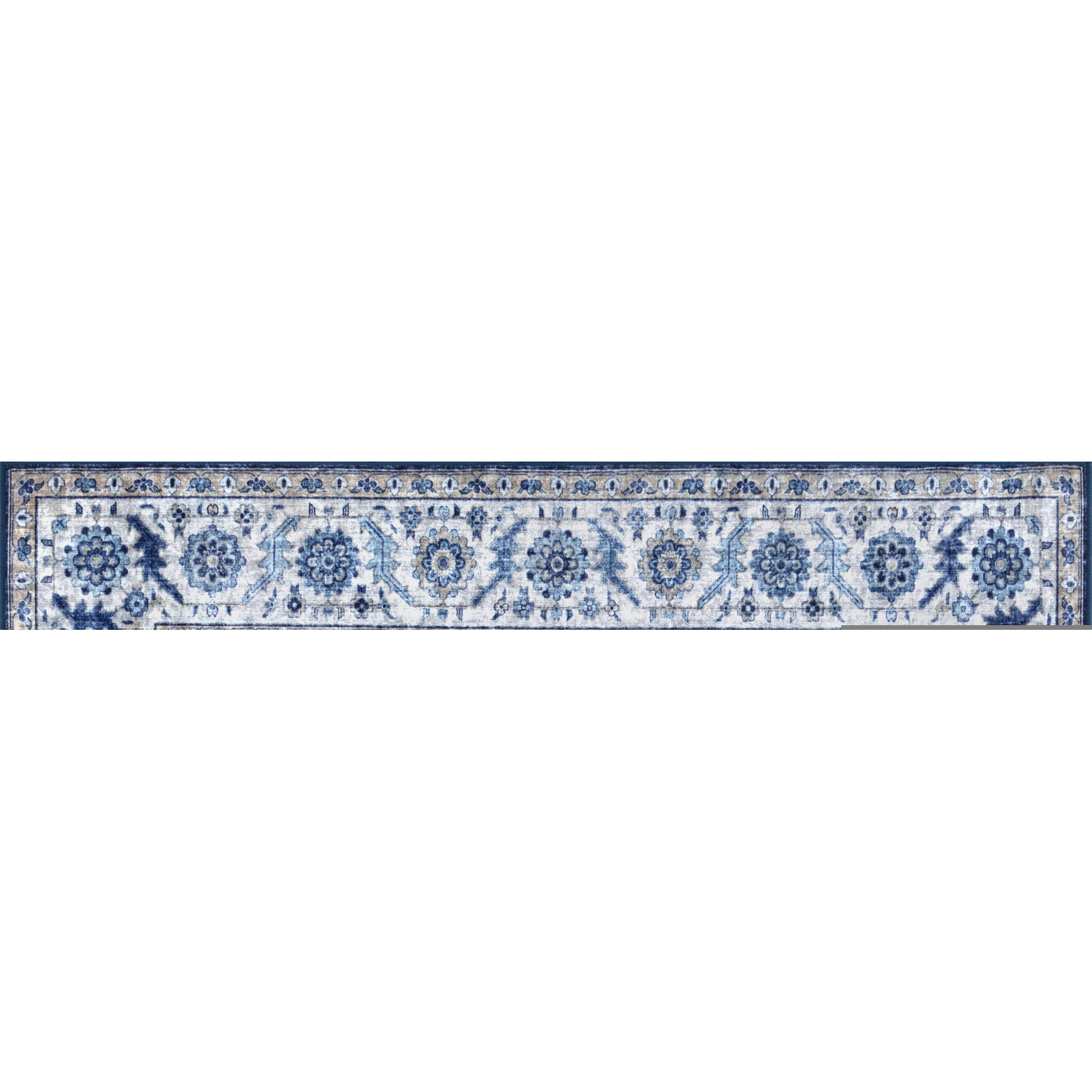 Momeni Karachi KAR-8 Blue  2'3" X 8' Runner