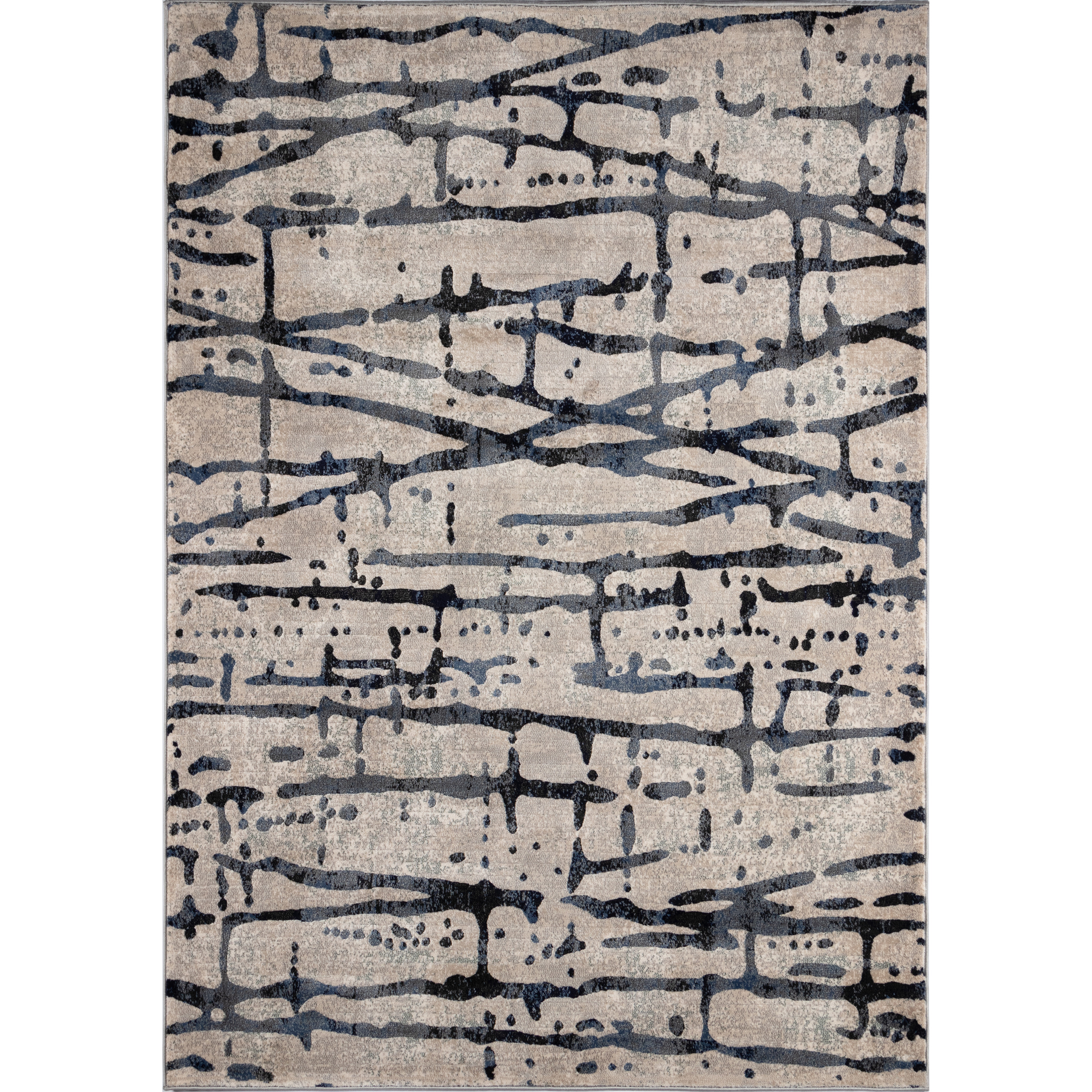 Momeni Logan LGN-1 Grey  3'11" X 5'7"