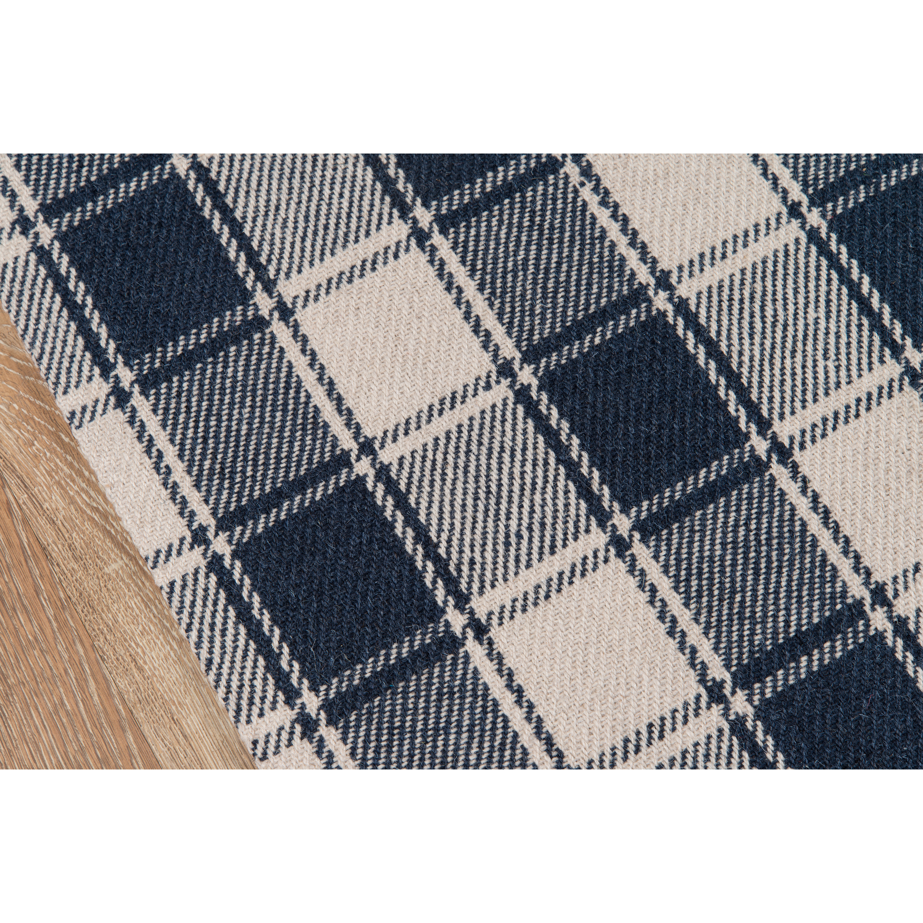 Erin Gates Marlborough MLB-1 Navy Charles 5' X 8'