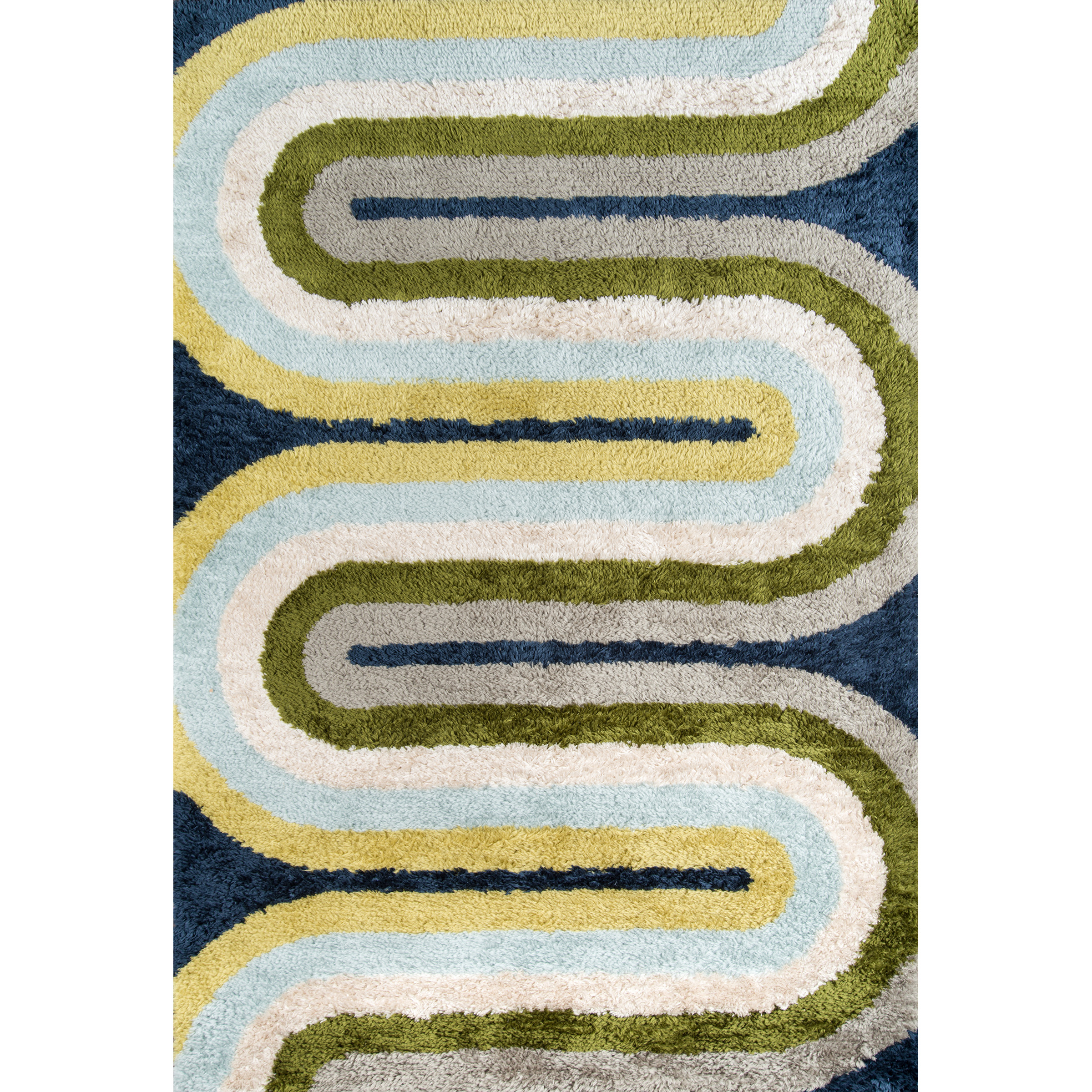 Novogratz Retro RET-2 Multi Retro Wave 2'3" X 7'6" Runner