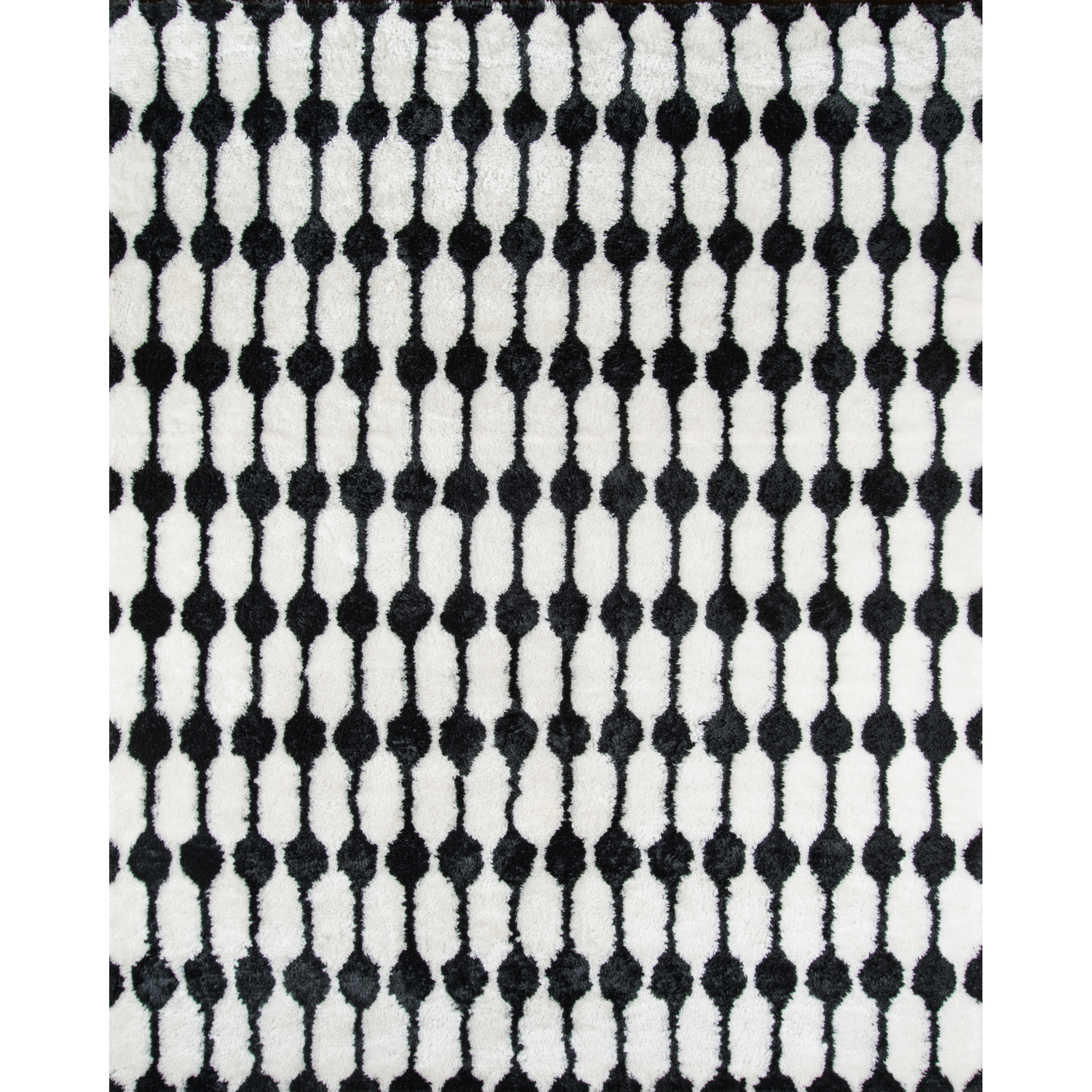 Novogratz Retro RET-4 Black Stockings 7'6" X 9'6"