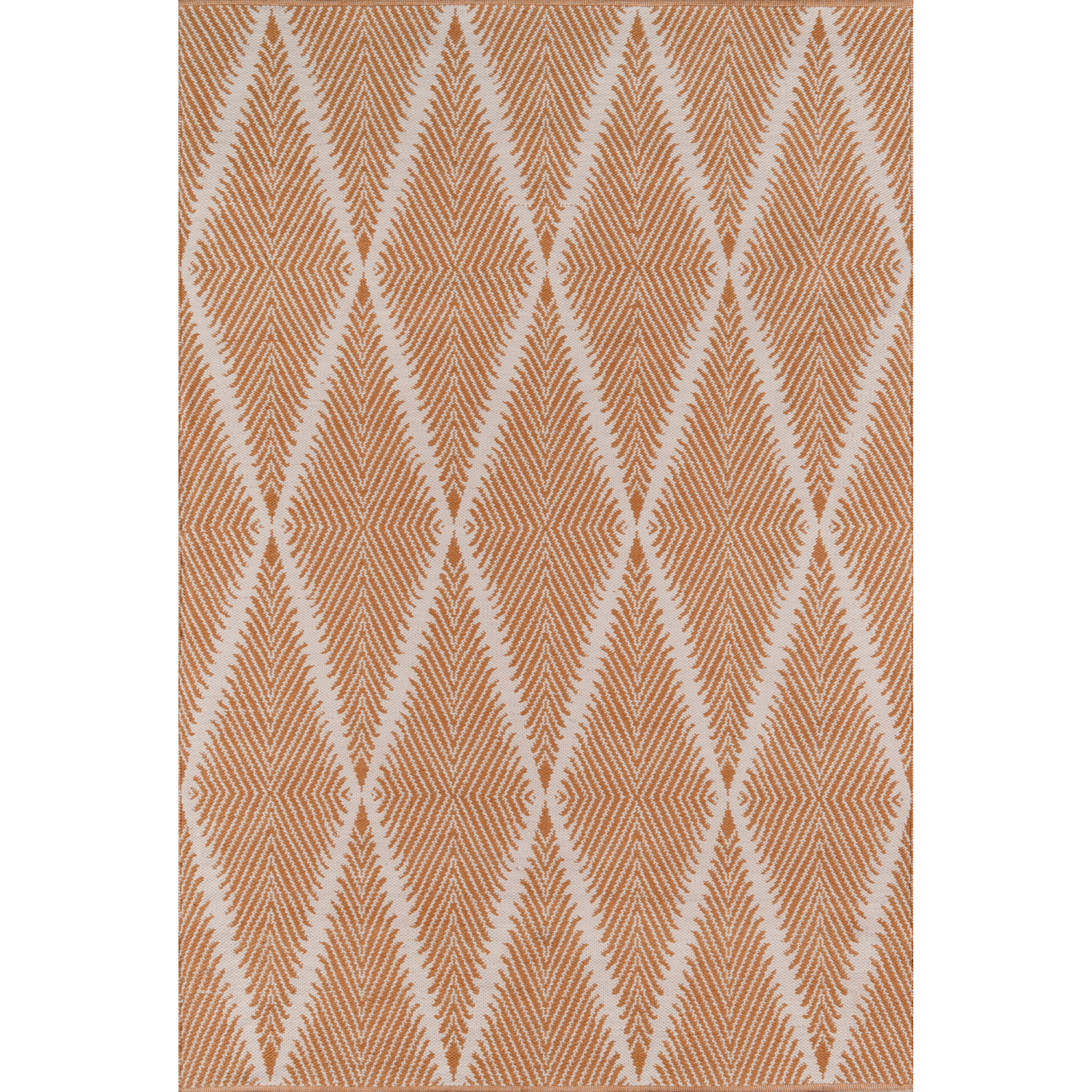 Erin Gates River RIV-1 Orange Beacon 3'6" X 5'6"