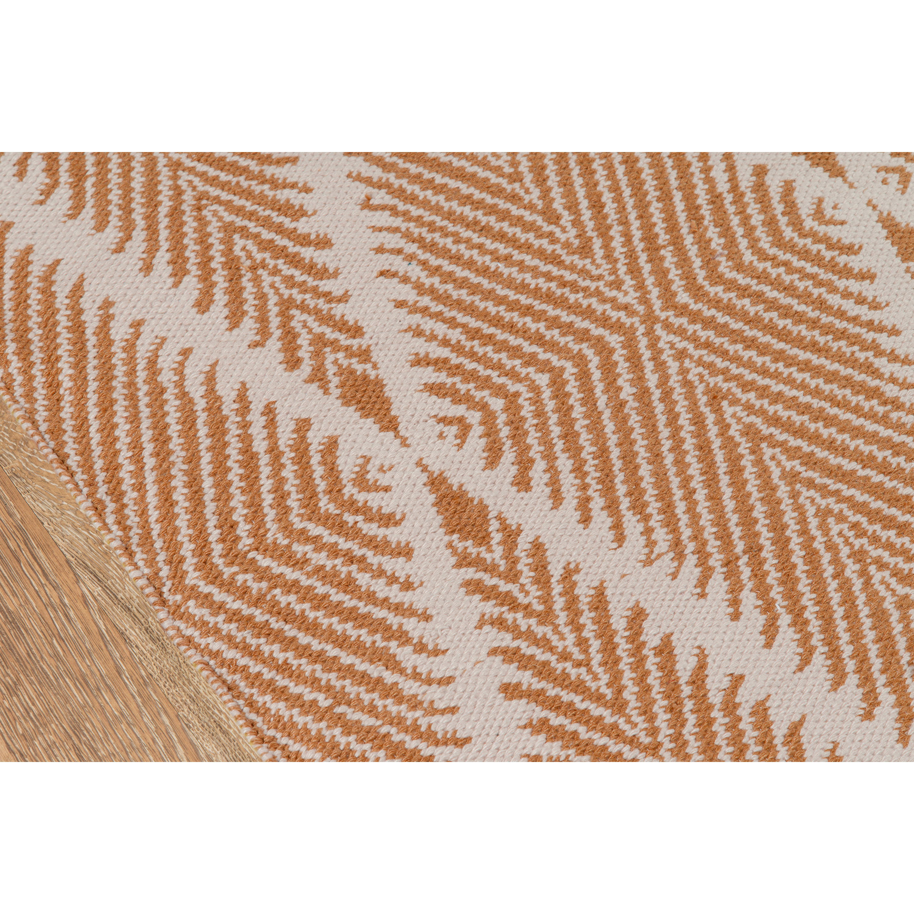 Erin Gates River RIV-1 Orange Beacon 3'6" X 5'6"