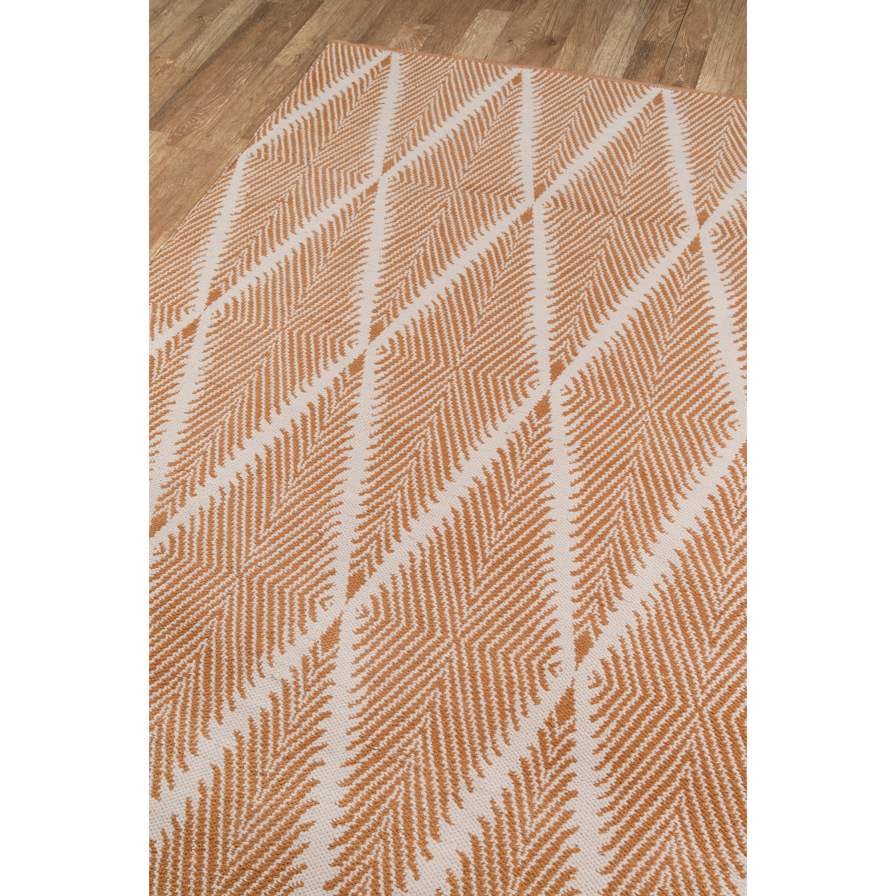 Erin Gates River RIV-1 Orange Beacon 3'6" X 5'6"