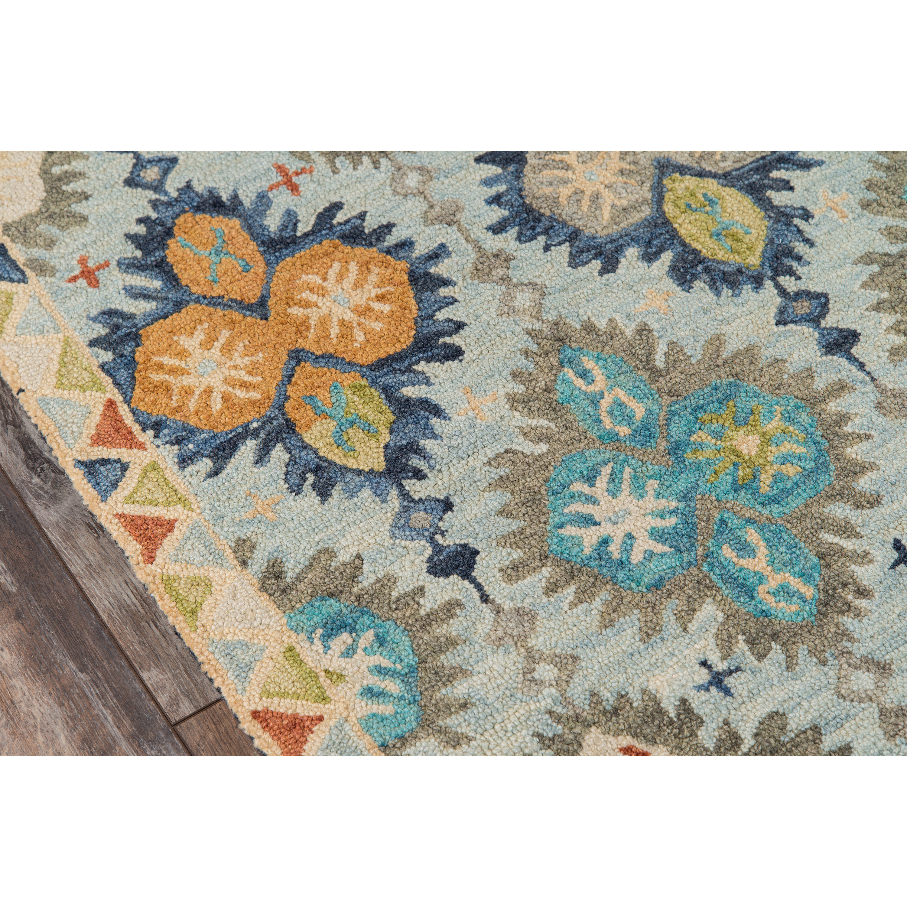 Momeni Tangier TAN17 Blue  2'3" X 8' Runner