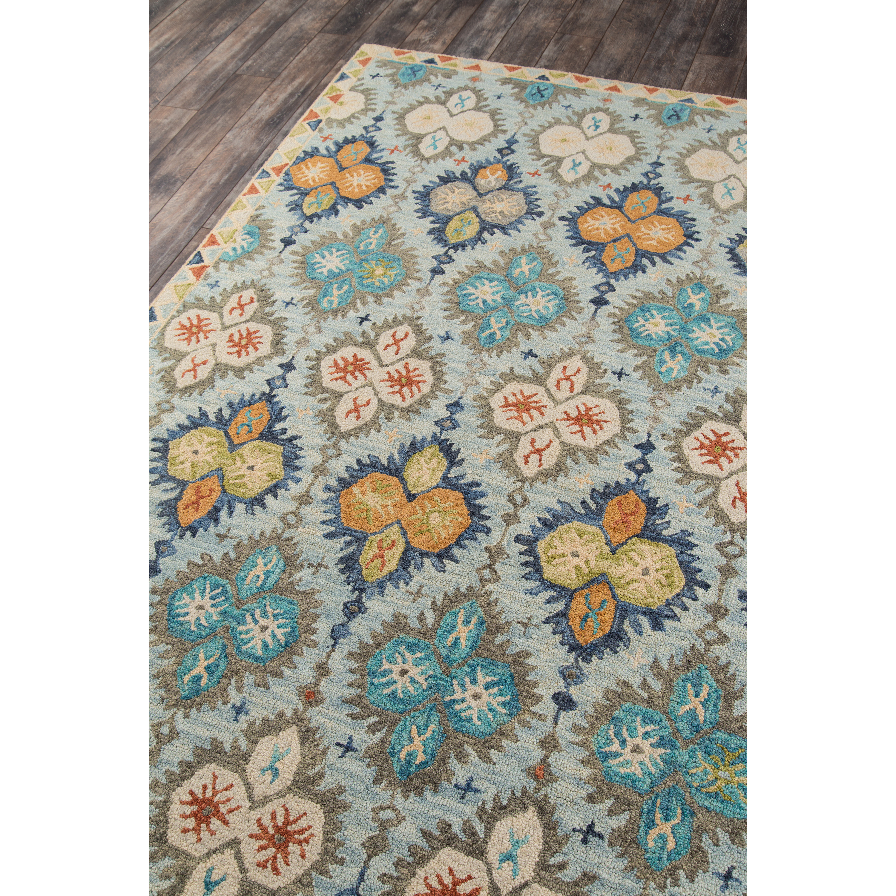 Momeni Tangier TAN17 Blue  2'3" X 8' Runner