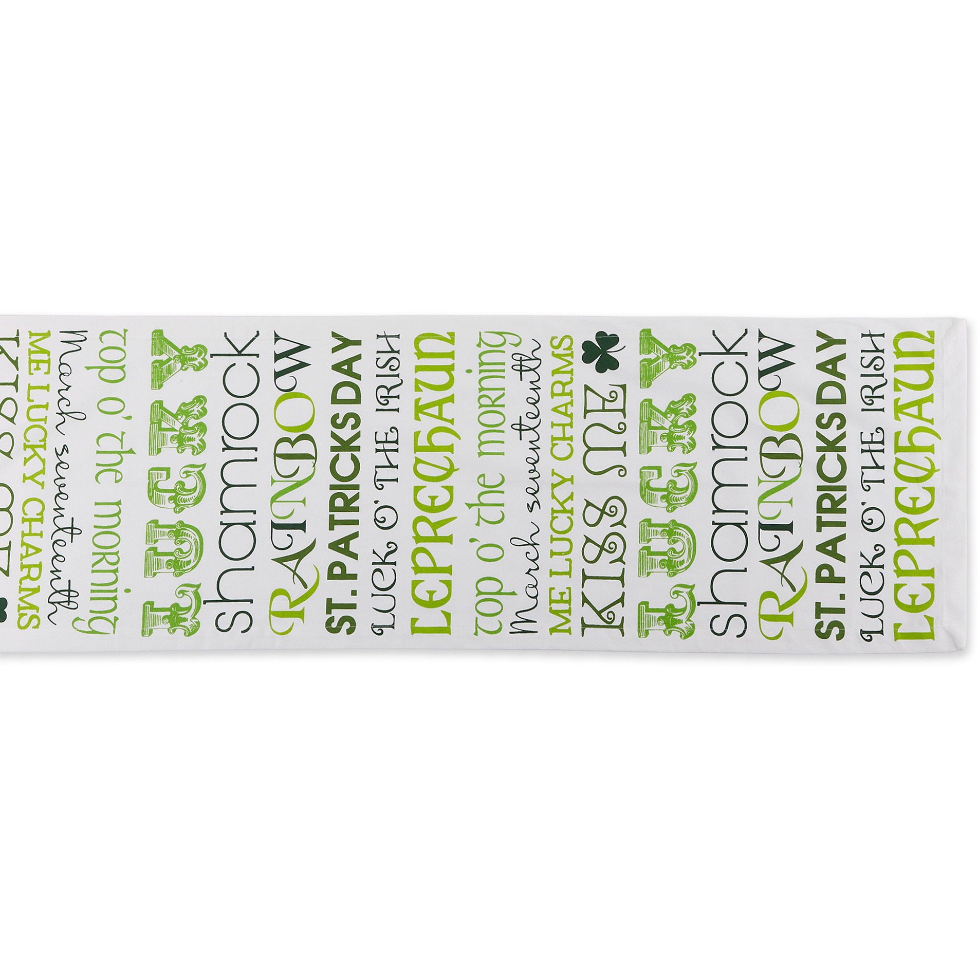 DII St Patricks Day Print Table Runner 14x72